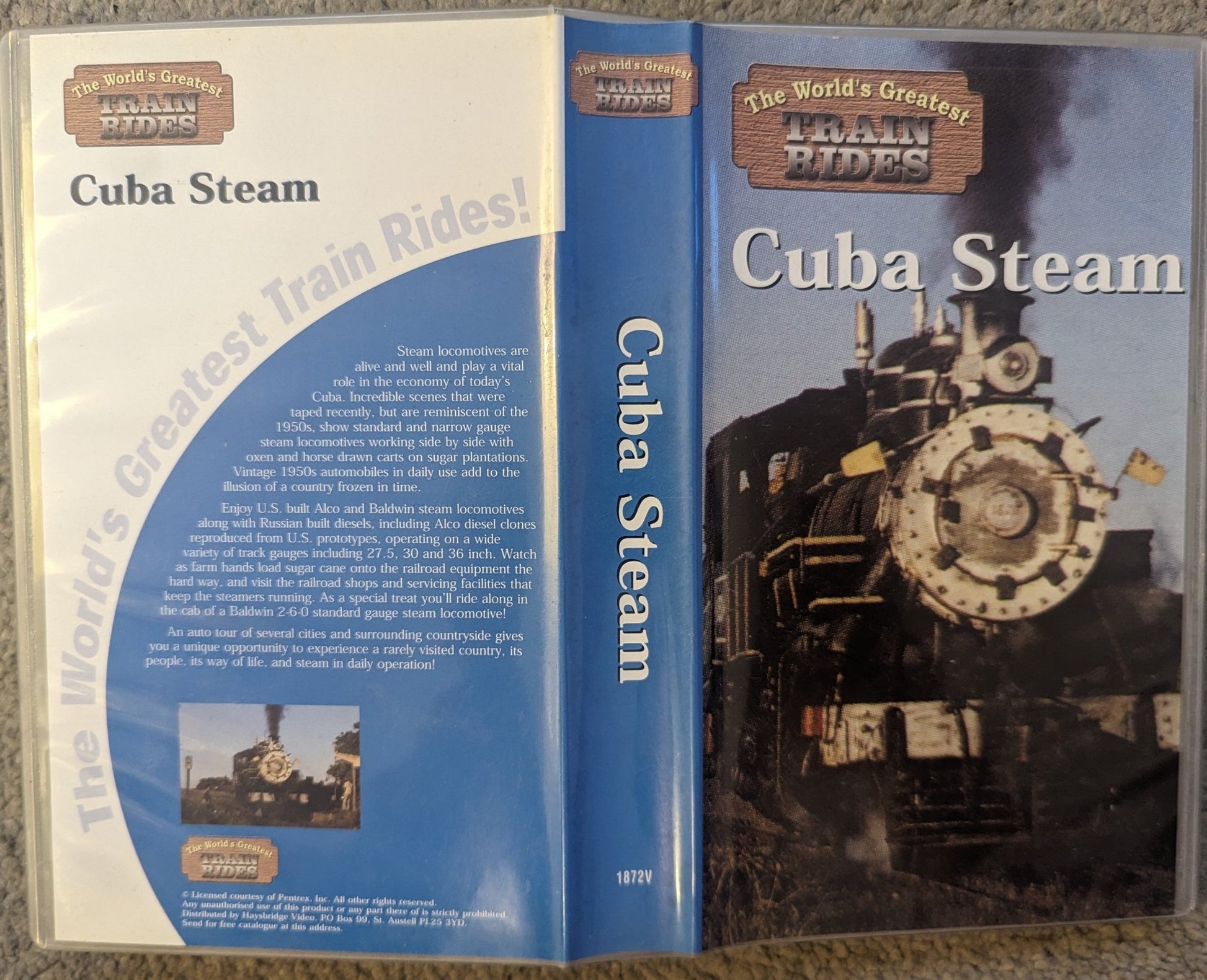 Cuba Steam VHS Video - Flippin Retro Video Shop