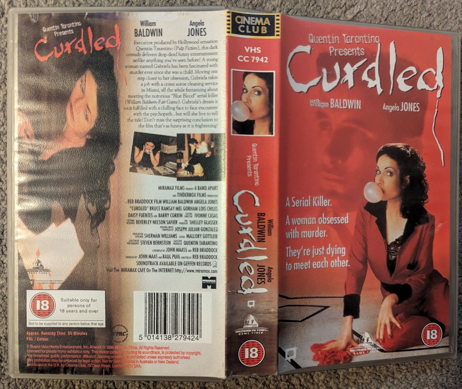 Curdled (1996) VHS Video - Flippin Retro Video Shop