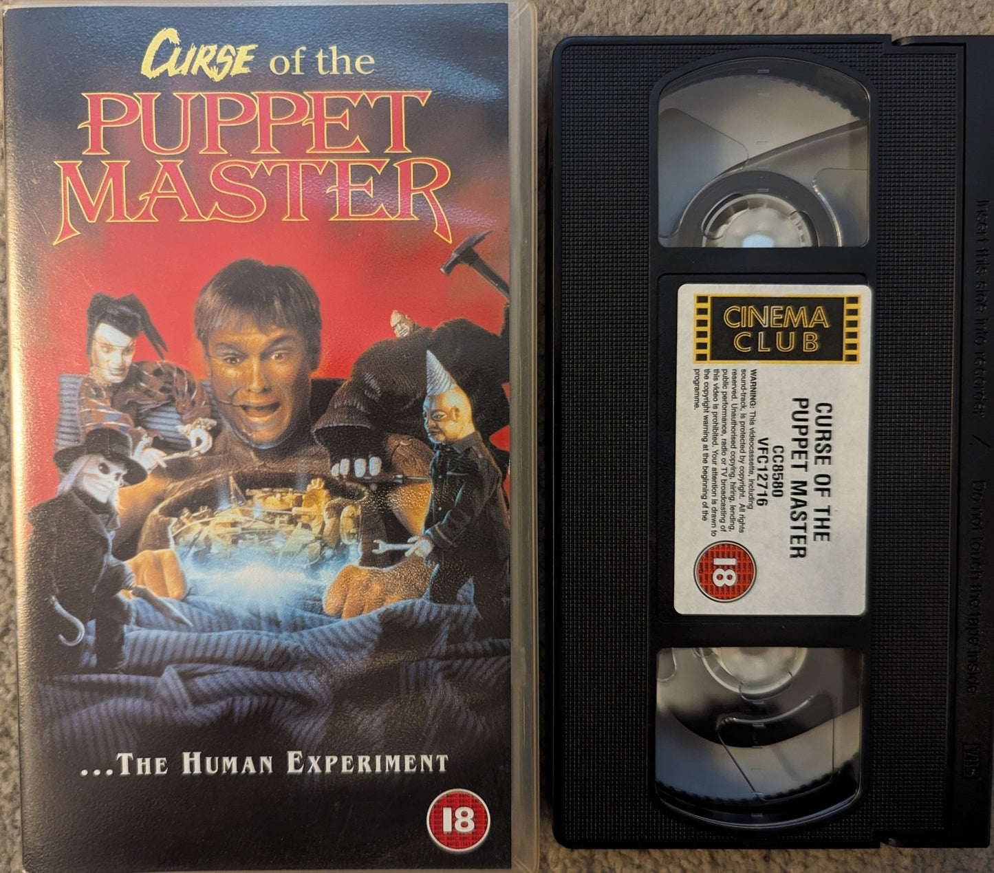 Curse of the Puppet Master (1998) VHS Video - Flippin Retro Video Shop