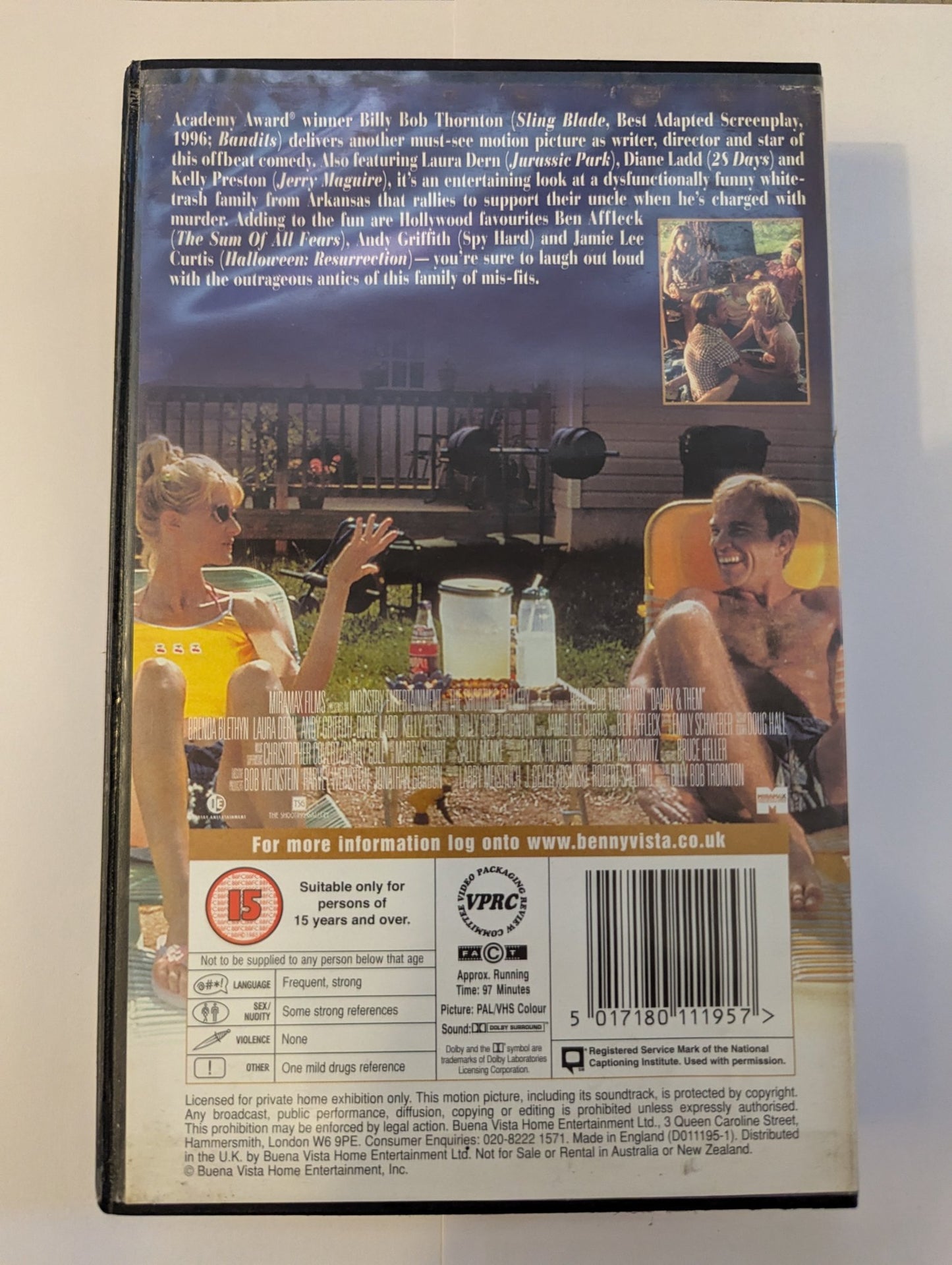 Daddy and Them (2001) VHS Video Ex Rental - Flippin Retro Video Shop