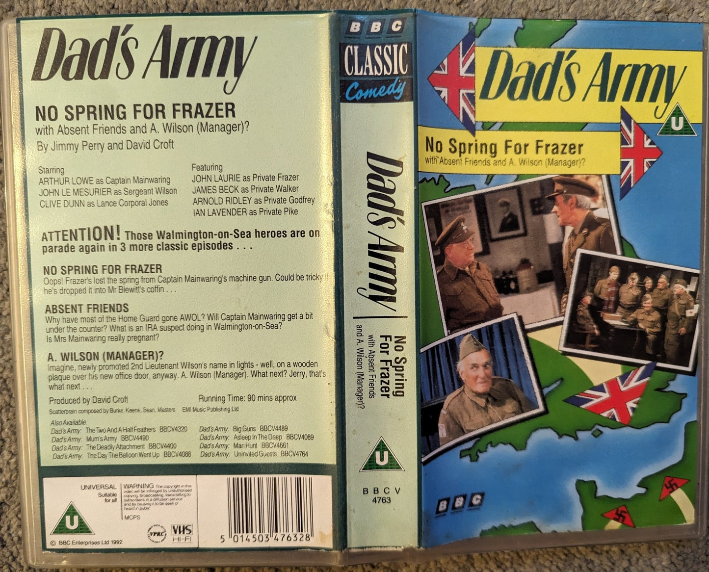 Dad's Army No Spring For Frazer VHS Video - Flippin Retro Video Shop