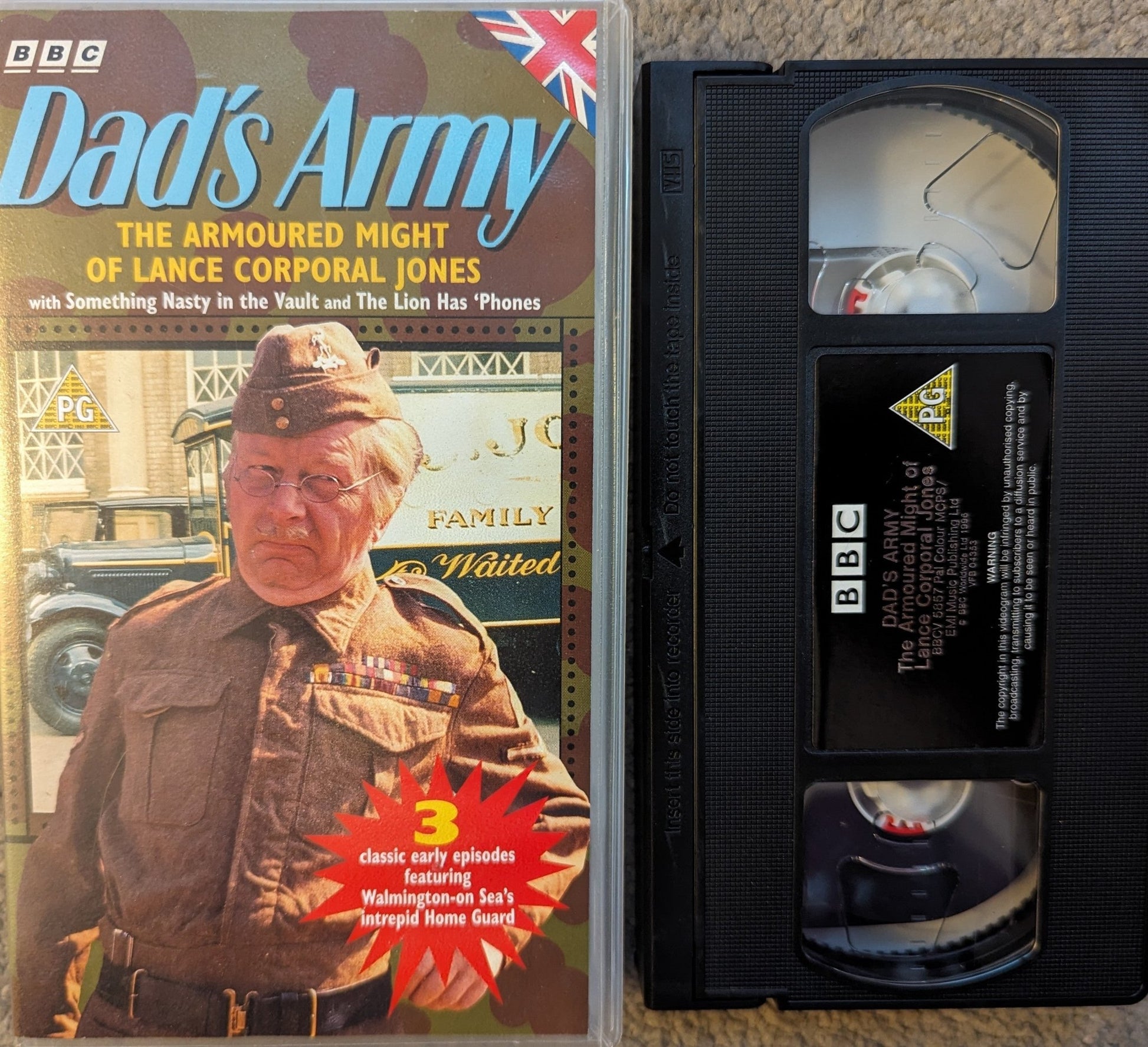 Dad's Army The Armoured Might Of Lance Corporal Jones VHS Video - Flippin Retro Video Shop