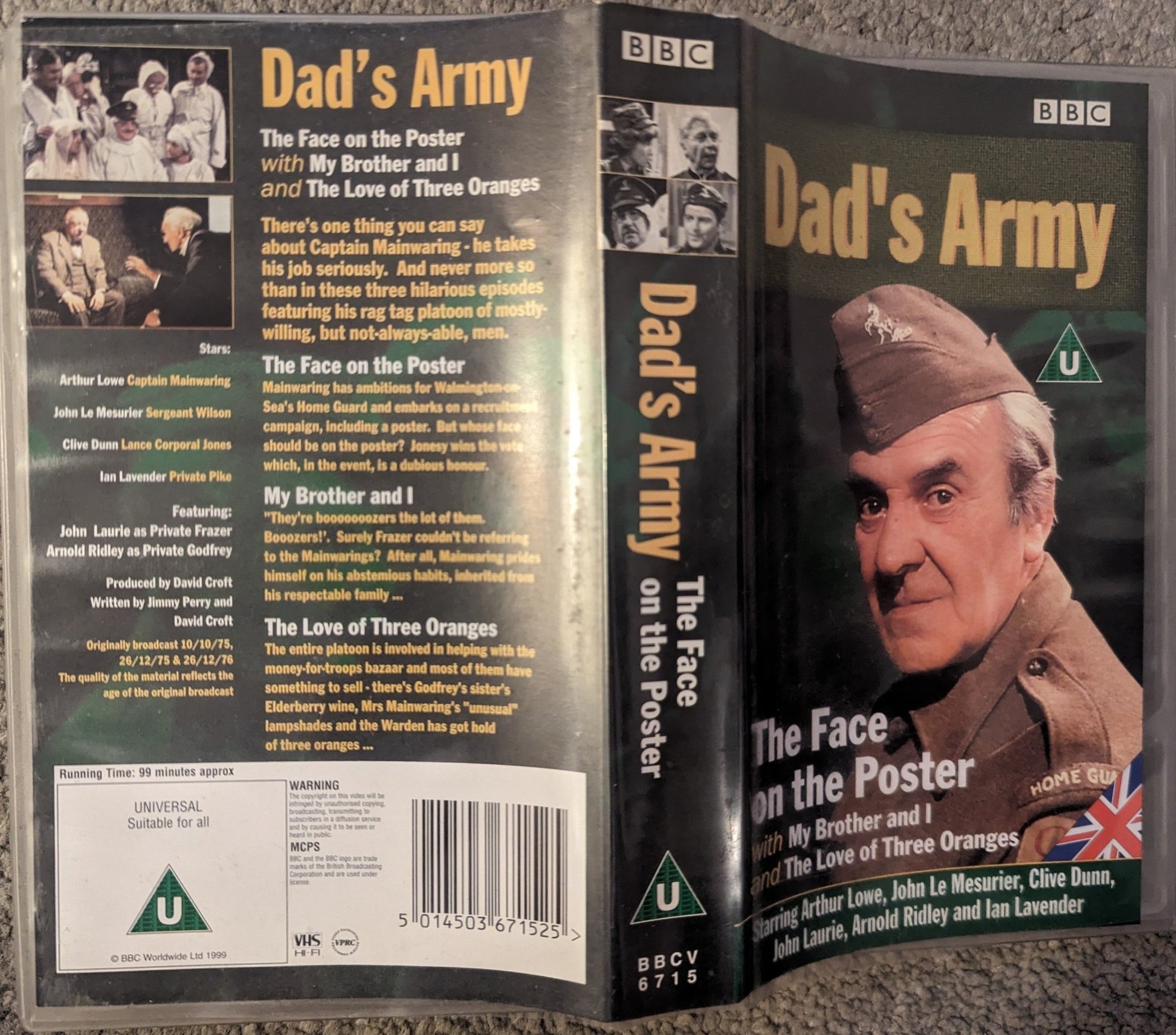 Dad's Army The Face On The Poster VHS Video - Flippin Retro Video Shop