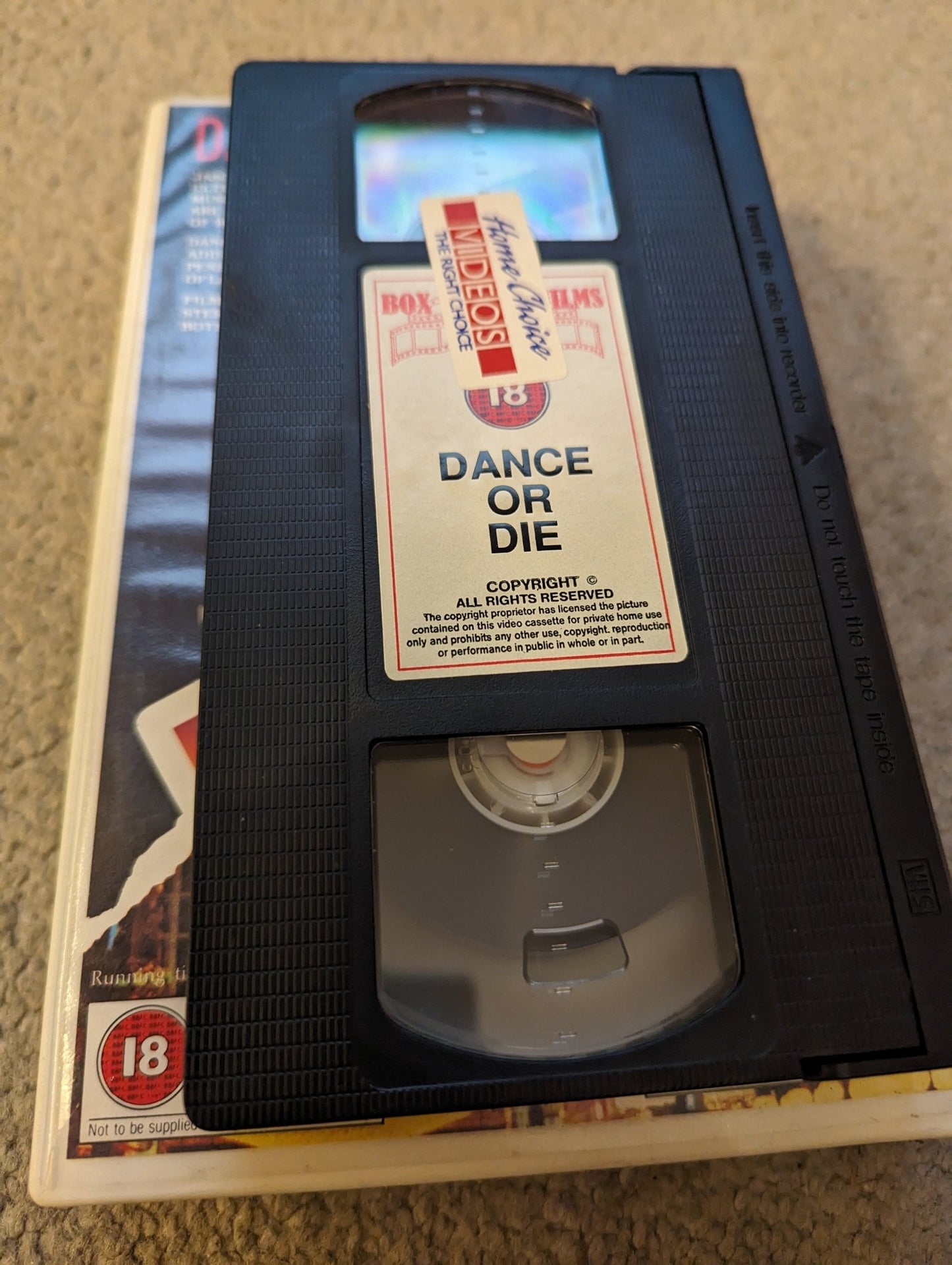 Dance or Die (1987) VHS Video Ex Rental - Flippin Retro Video Shop