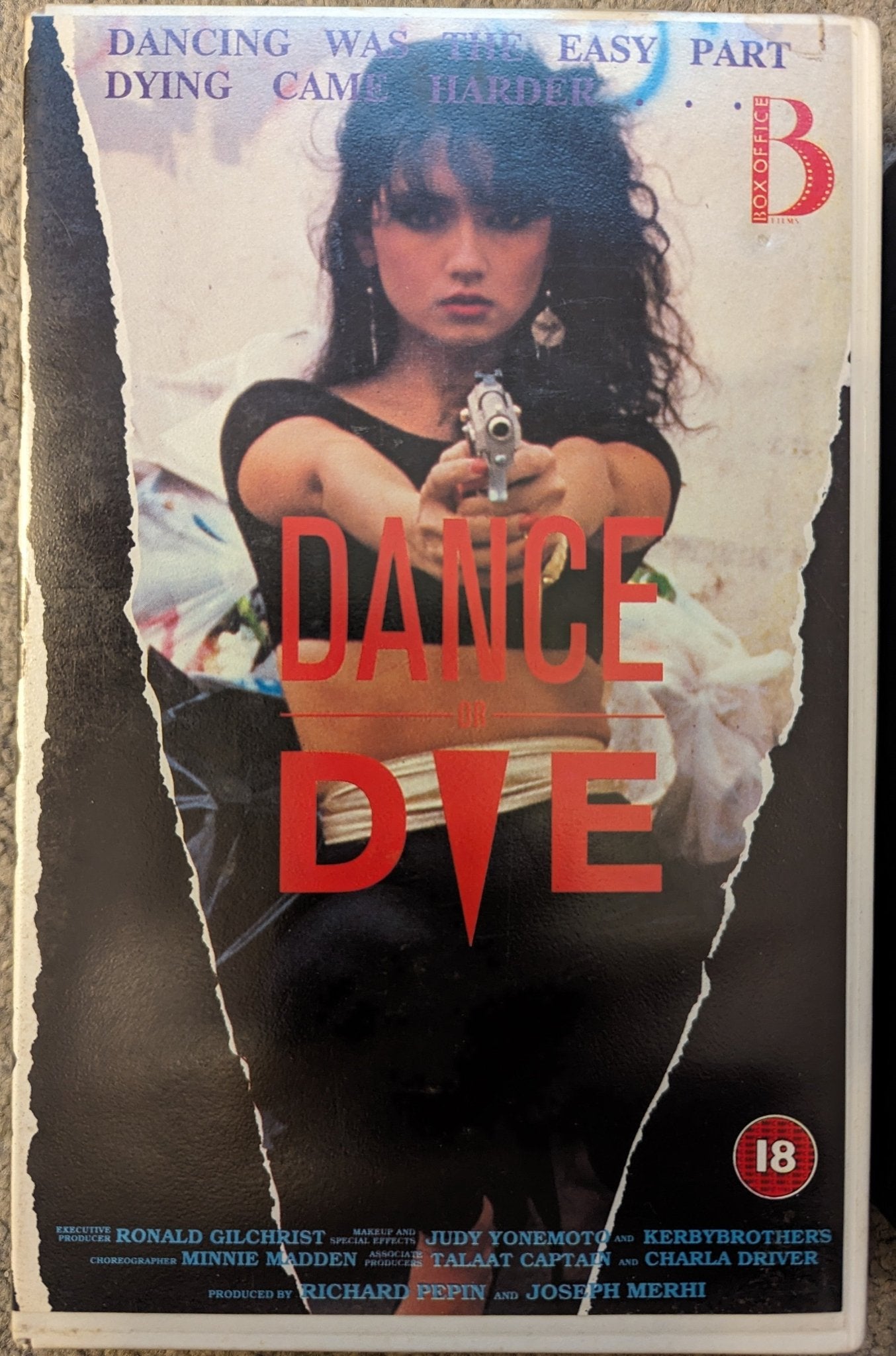 Dance or Die (1987) VHS Video Ex Rental - Flippin Retro Video Shop