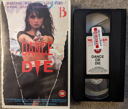 Dance or Die (1987) VHS Video Ex Rental - Flippin Retro Video Shop