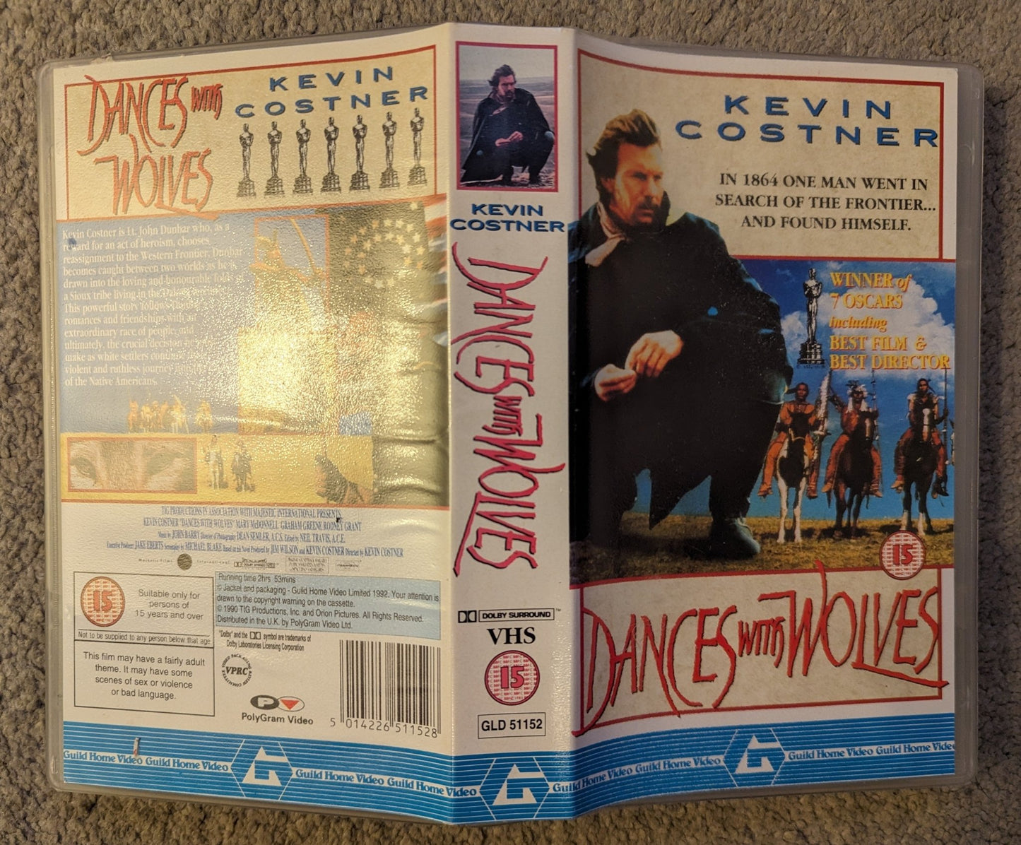 Dances With Wolves (1990) VHS Video - Flippin Retro Video Shop