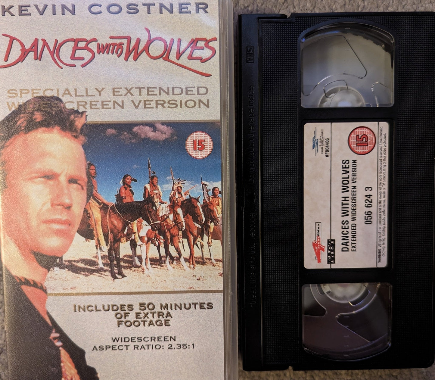 Dances With Wolves (1990) VHS Video - Flippin Retro Video Shop