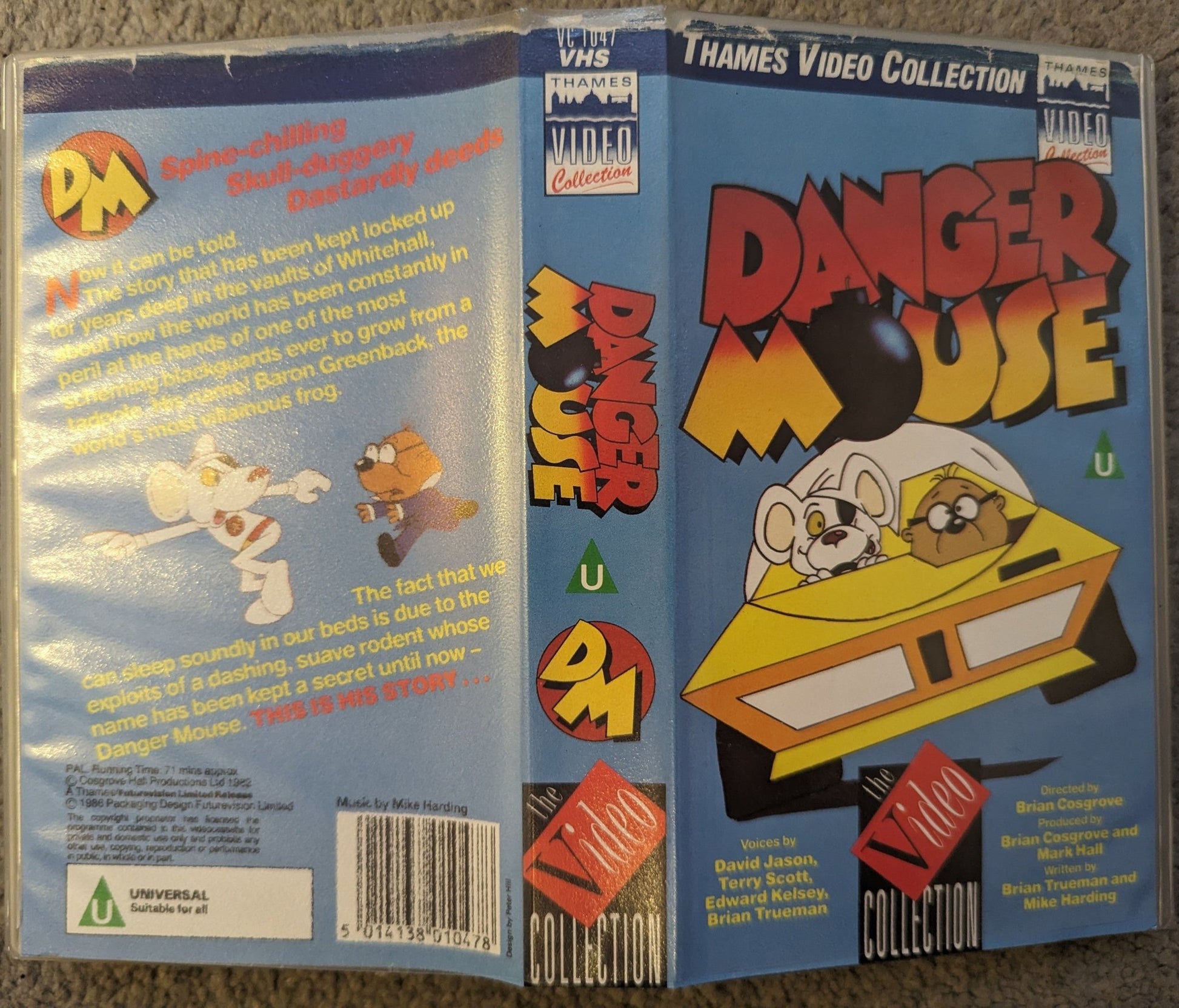 Danger Mouse (1986) VHS Video - Flippin Retro Video Shop