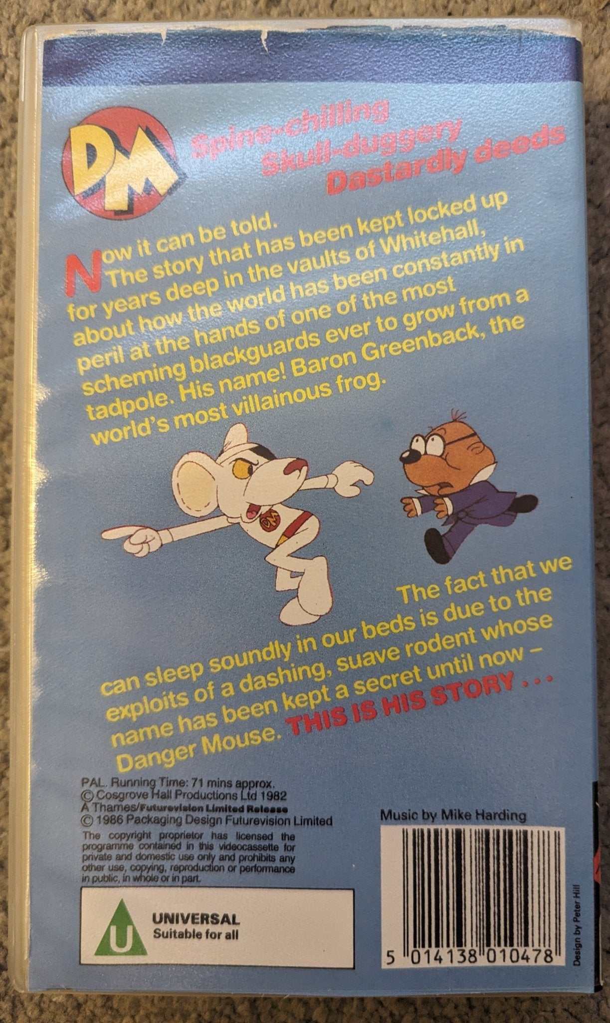 Danger Mouse (1986) VHS Video - Flippin Retro Video Shop