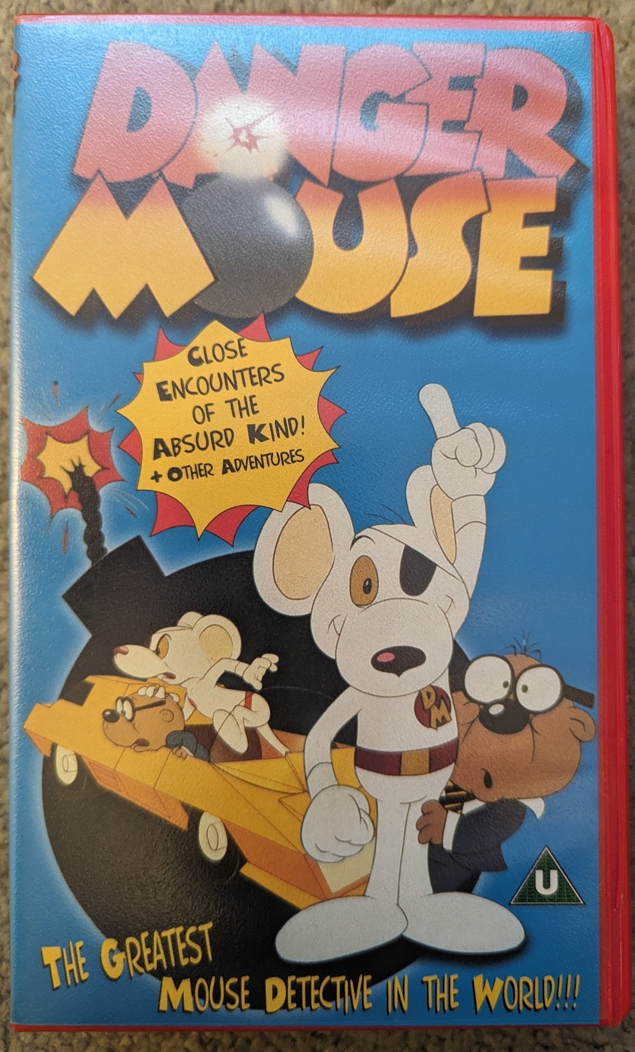 Danger Mouse Close Encounters Of The Absurd Kind (1980) VHS Video - Flippin Retro Video Shop