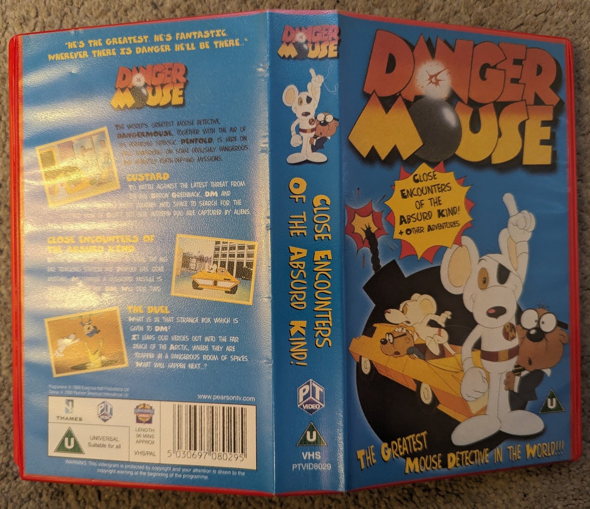 Danger Mouse Close Encounters Of The Absurd Kind (1980) VHS Video - Flippin Retro Video Shop