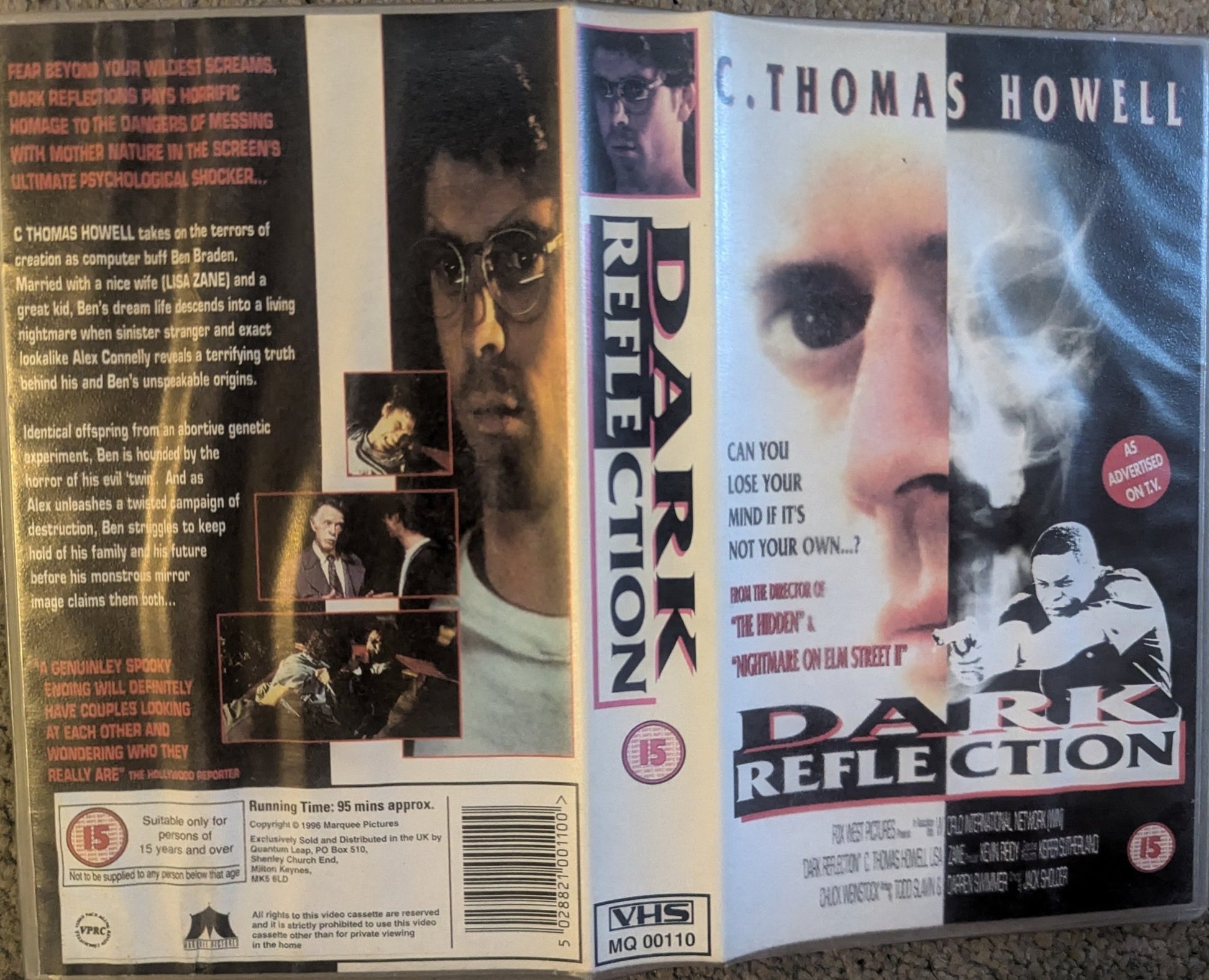 Dark Reflection aka Natural Selection (1994) VHS Video - Flippin Retro Video Shop