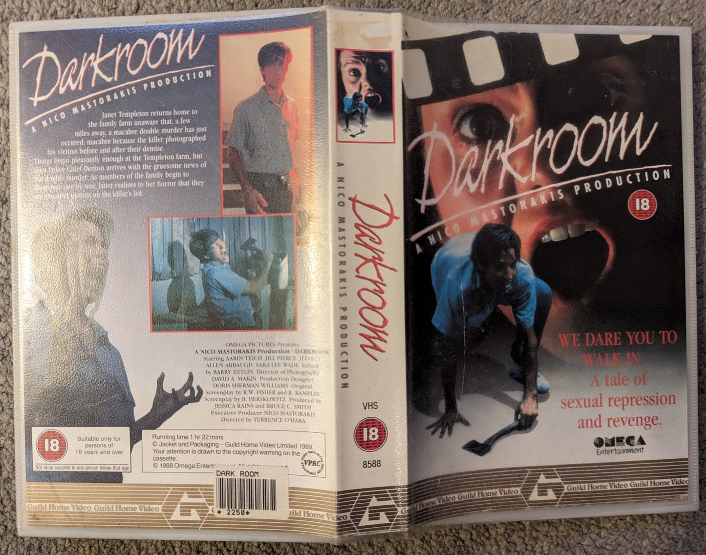 Darkroom (1989) VHS Video Ex Rental - Flippin Retro Video Shop