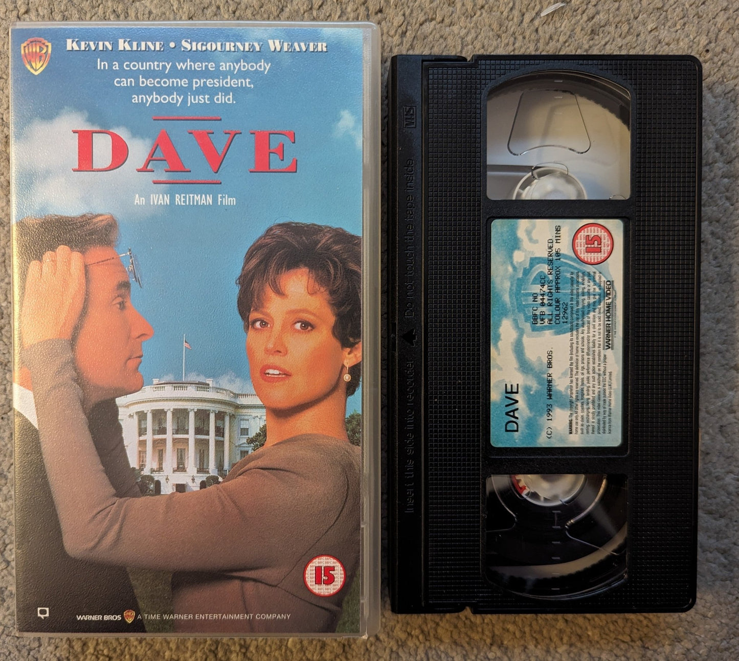 Dave (1993) VHS Video - Flippin Retro Video Shop