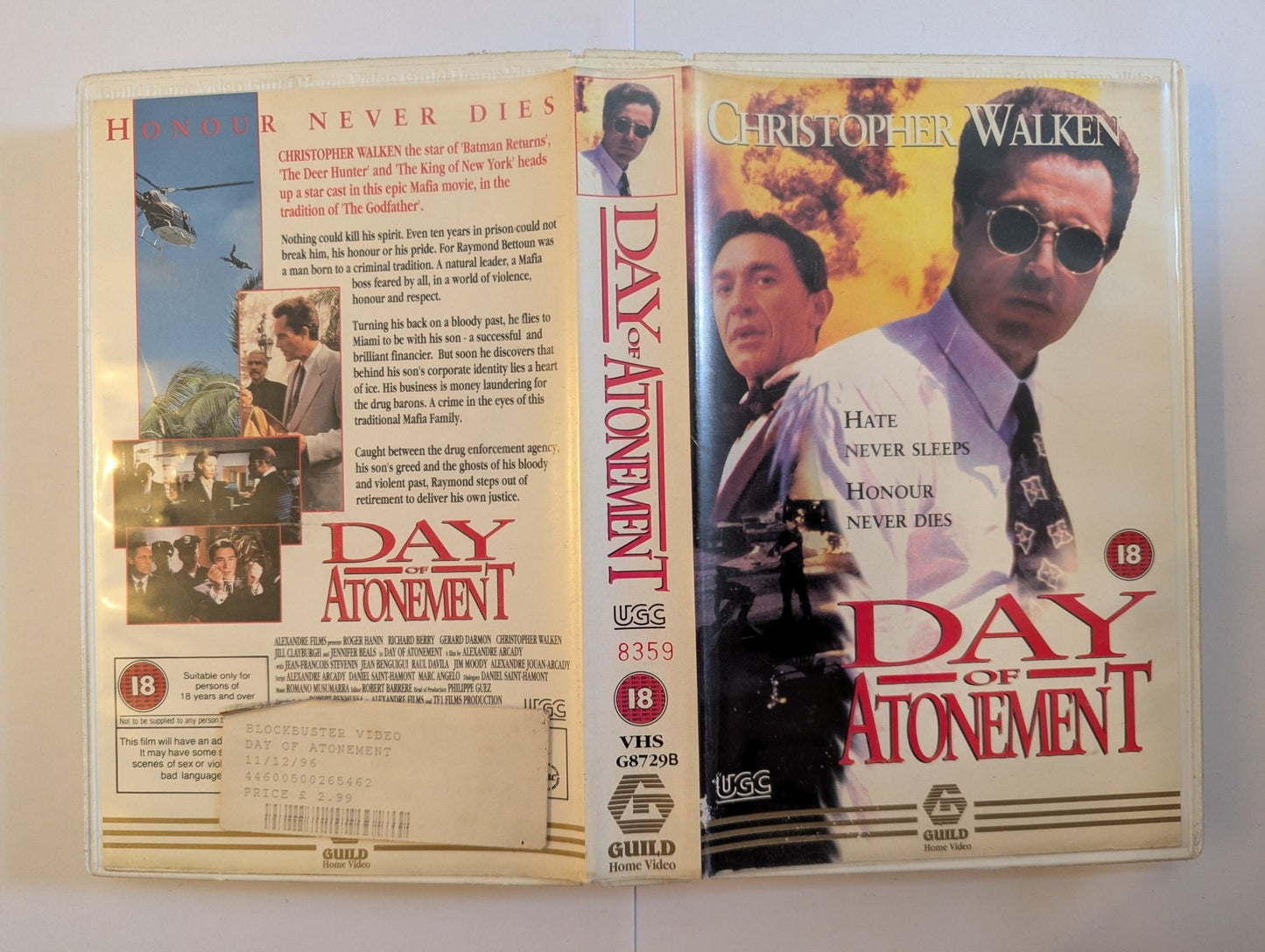 Day Of Atonement (1992) VHS Video Ex Rental - Flippin Retro Video Shop