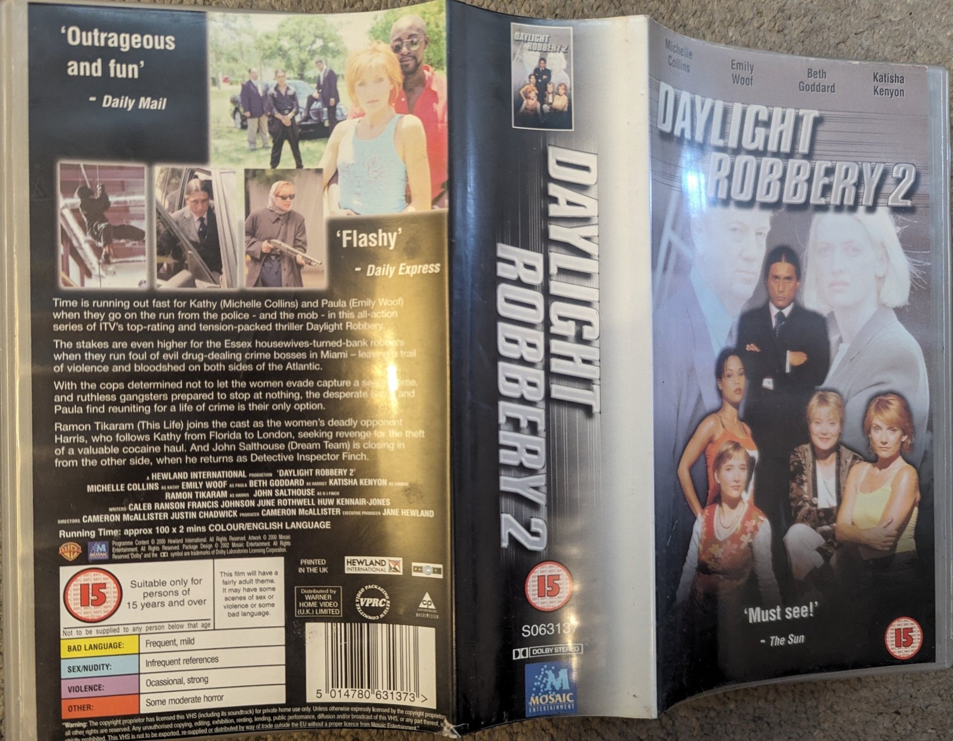 Daylight Robbery 2 VHS Video *sealed* - Flippin Retro Video Shop