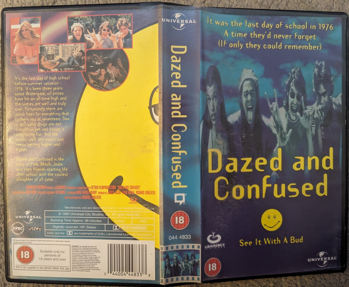 Dazed and Confused (1993) VHS Video - Flippin Retro Video Shop