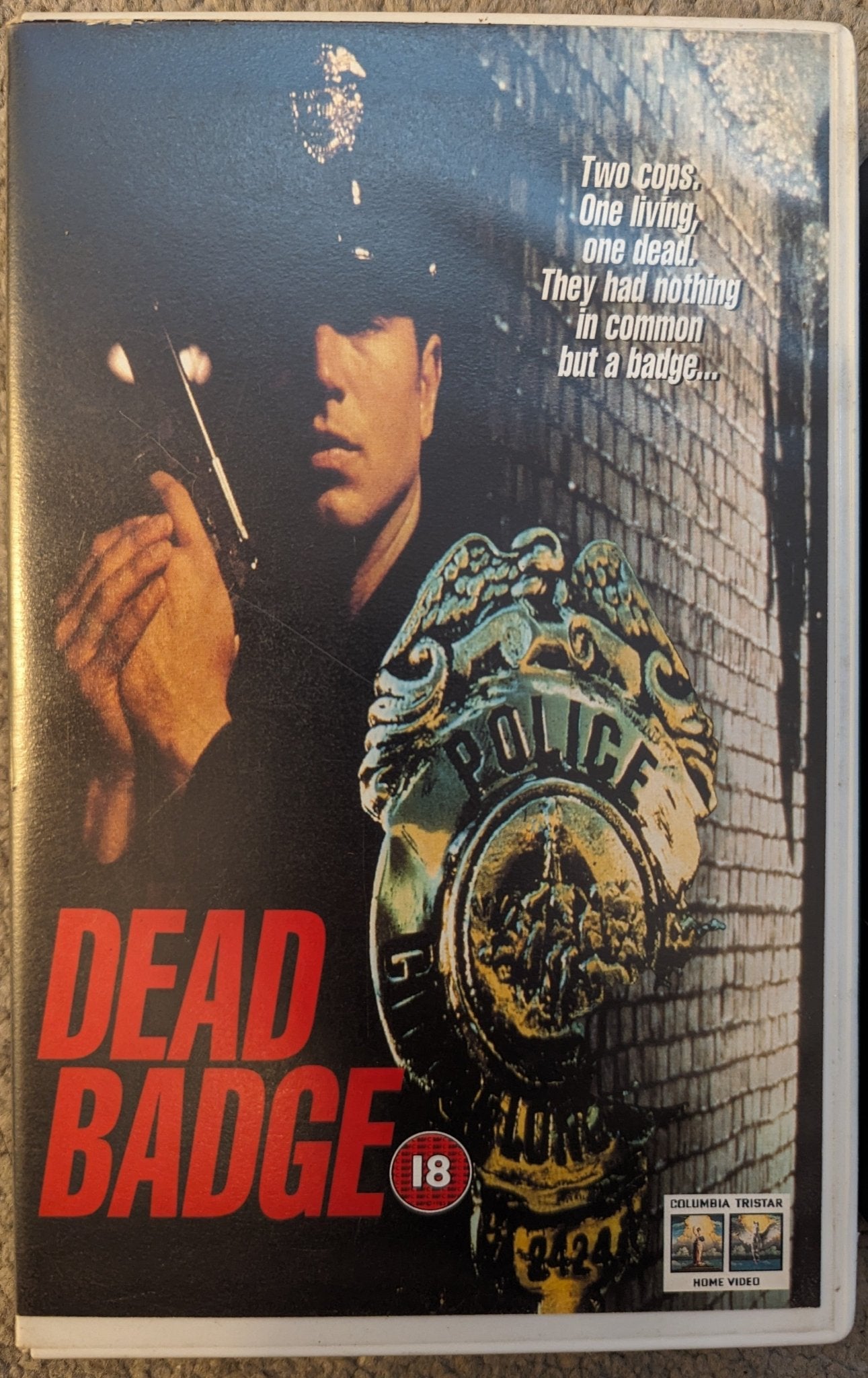 Dead Badge (1995) VHS Video Ex Rental - Flippin Retro Video Shop