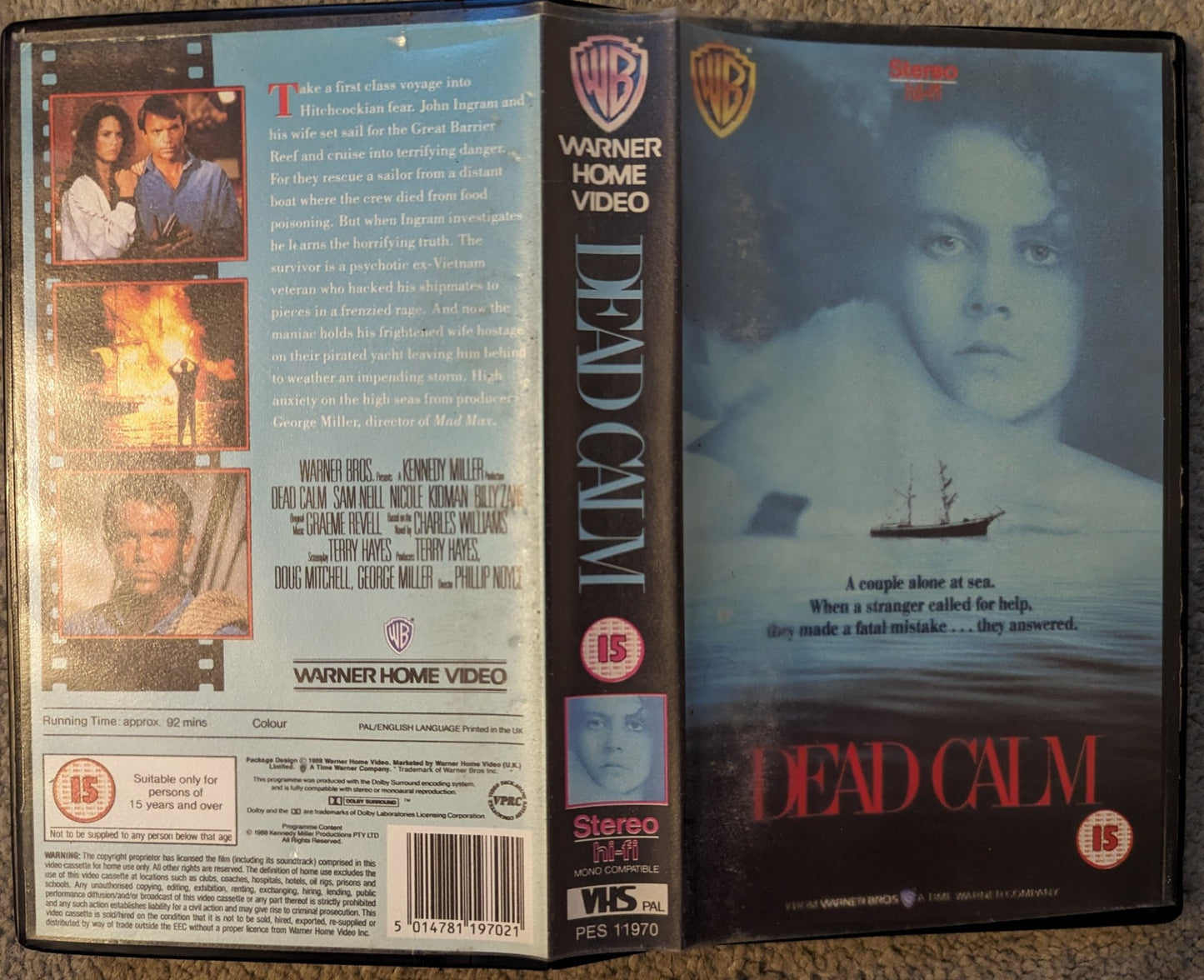 Dead Calm (1989) VHS Video - Flippin Retro Video Shop