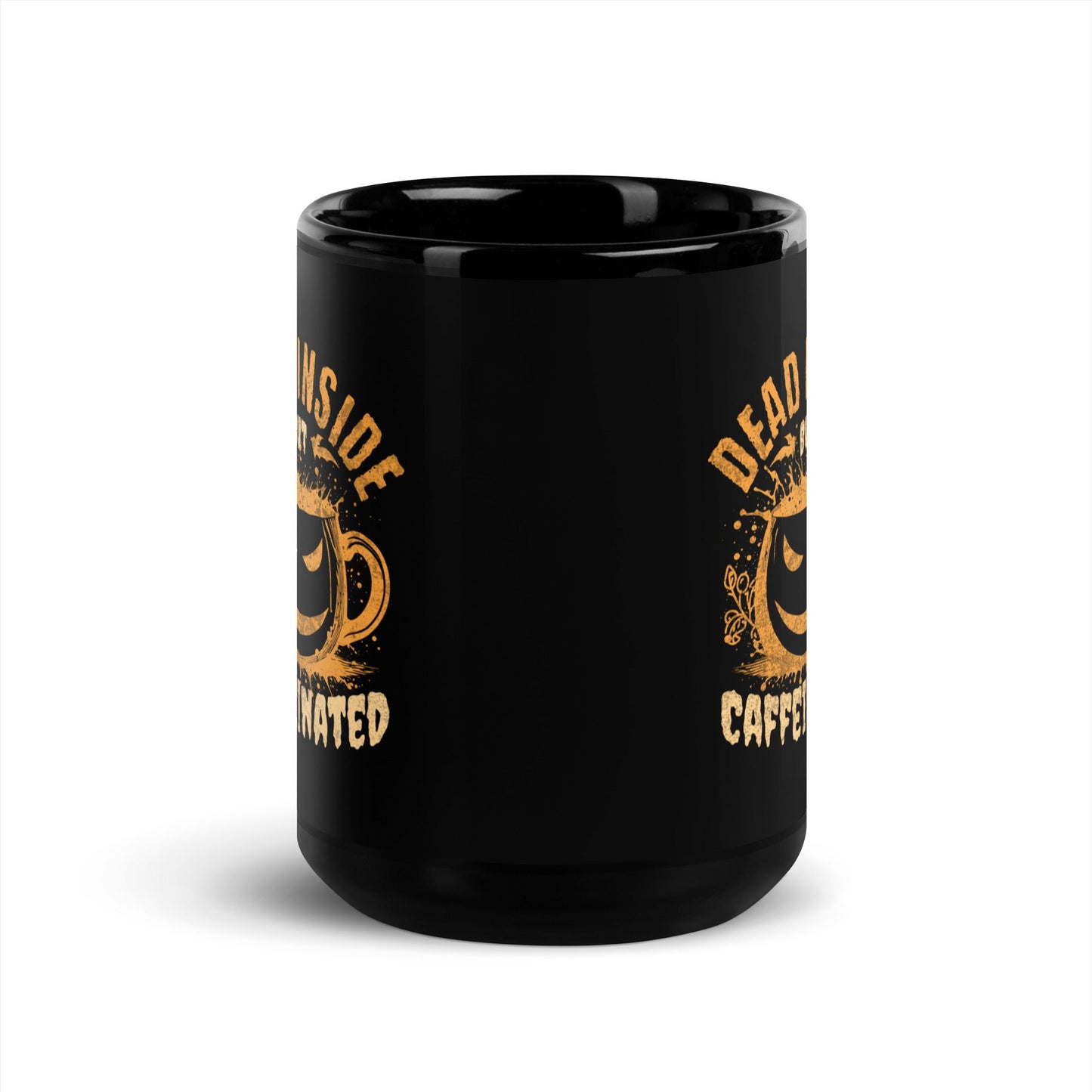 Dead Inside But Caffeinated Mug - Flippin Retro