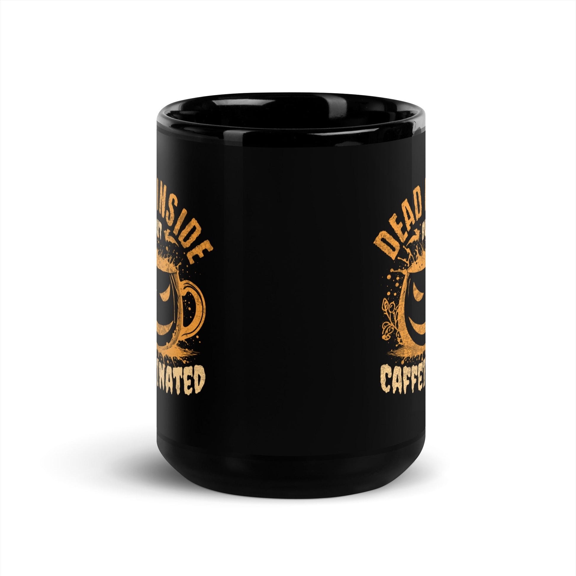 Dead Inside But Caffeinated Mug - Flippin Retro