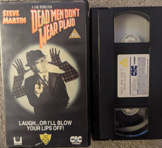 Dead Man Don't Wear Plaid (1982) VHS Video - Flippin Retro Video Shop