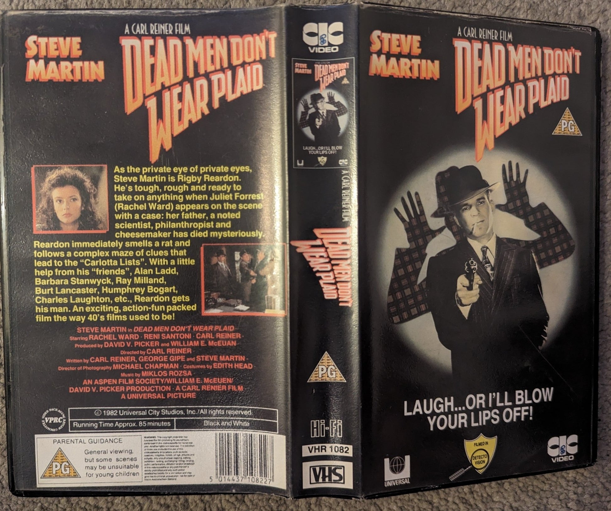 Dead Man Don't Wear Plaid (1982) VHS Video - Flippin Retro Video Shop