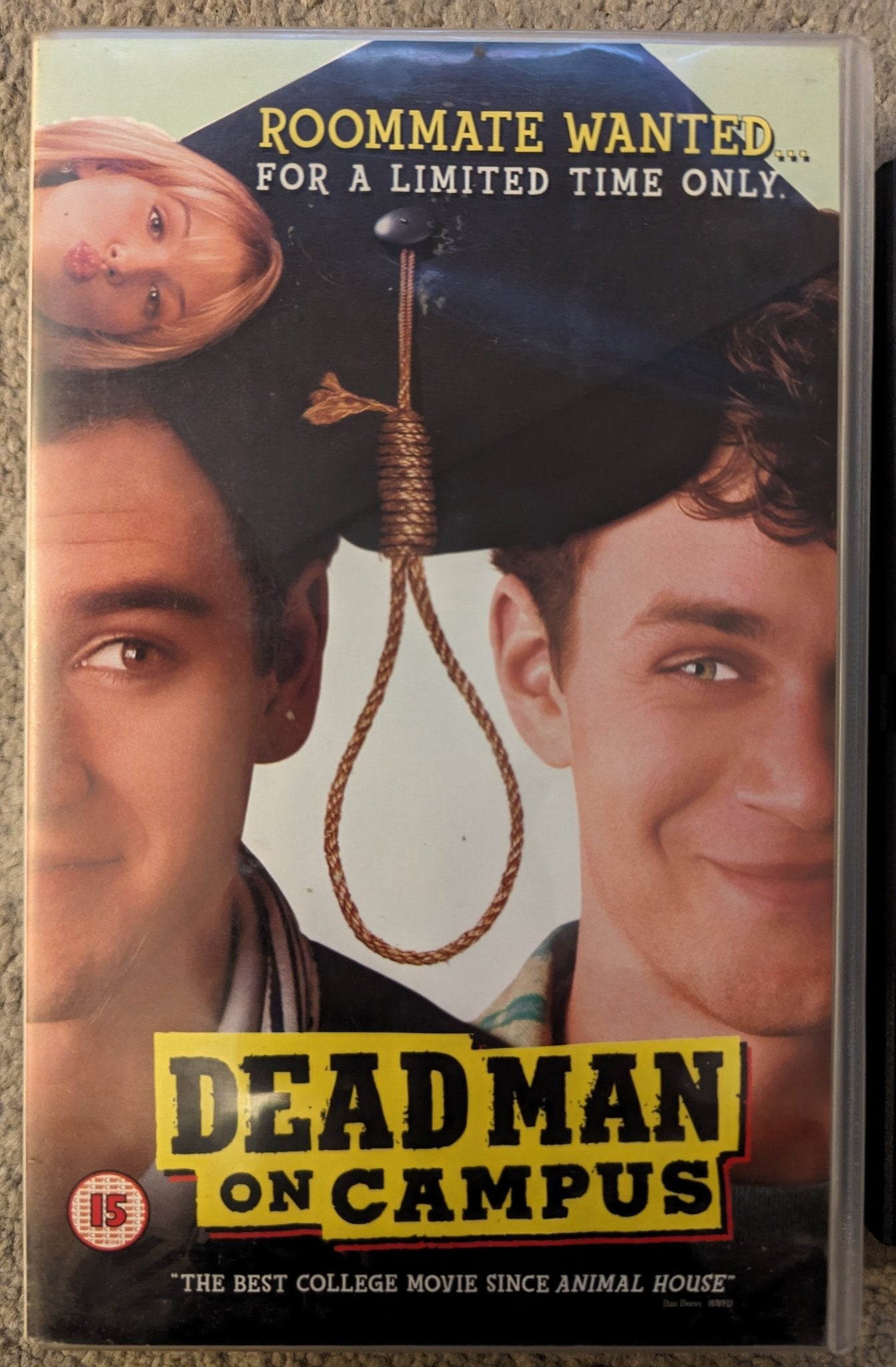 Dead Man On Campus (1998) VHS Video Ex Rental - Flippin Retro Video Shop