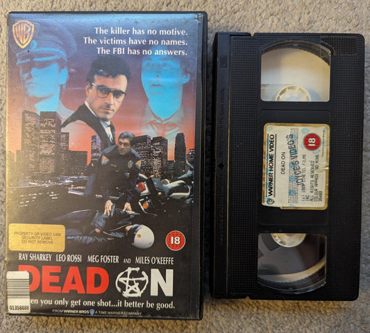 Dead On (1991) VHS Video Ex Rental - Flippin Retro Video Shop