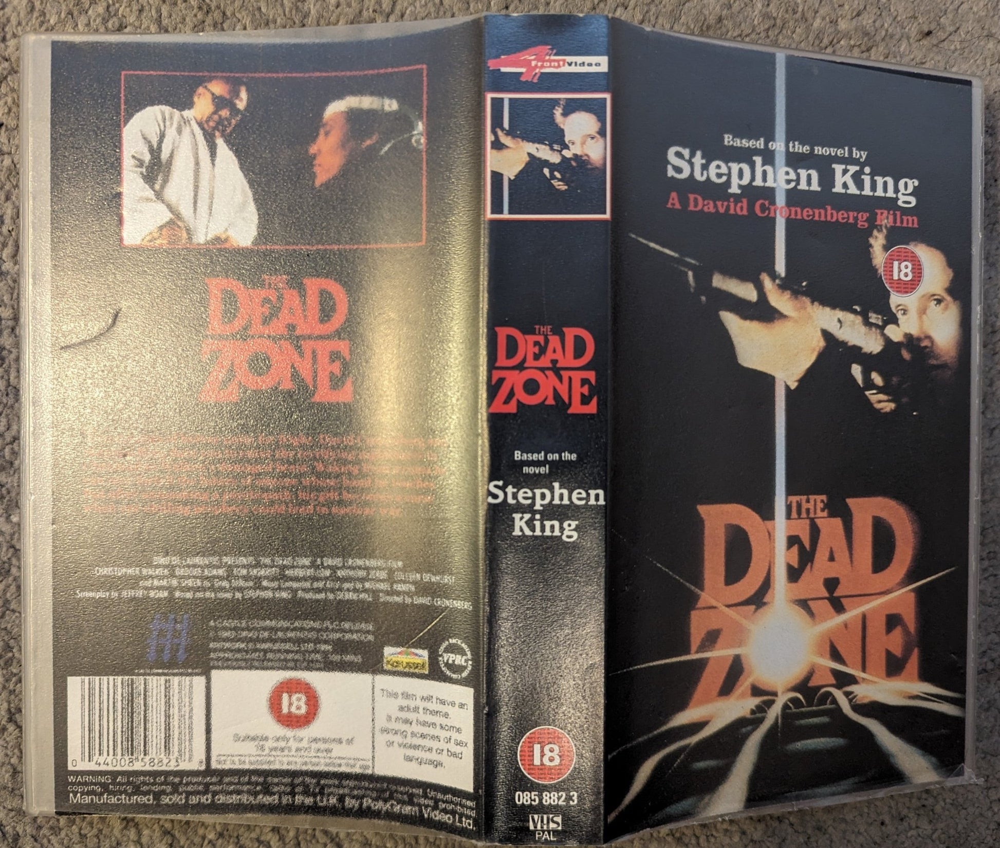 Dead Zone (1983) VHS Video - Flippin Retro Video Shop