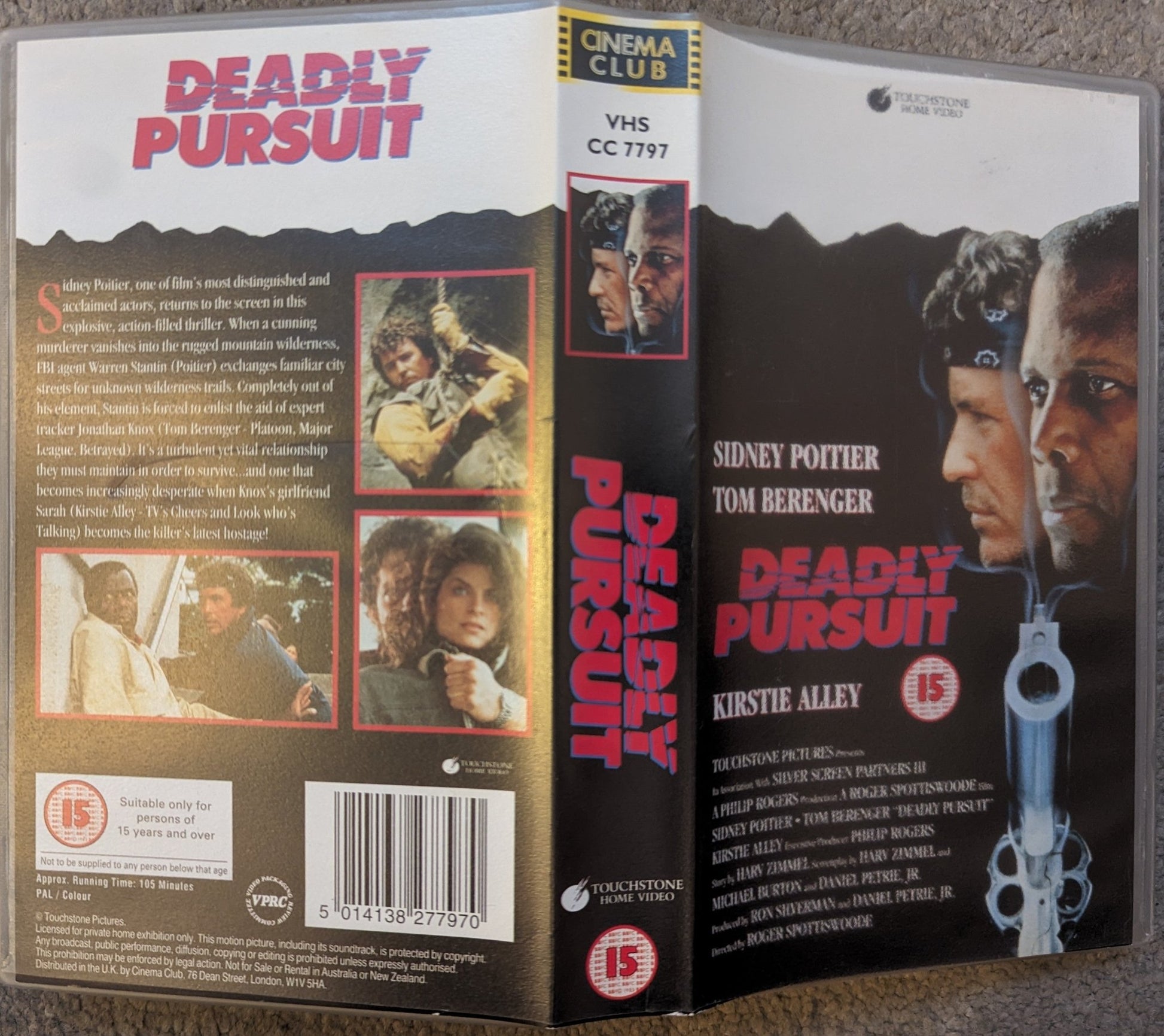 Deadly Pursuit (1998) VHS Video Cinema Club - Flippin Retro Video Shop