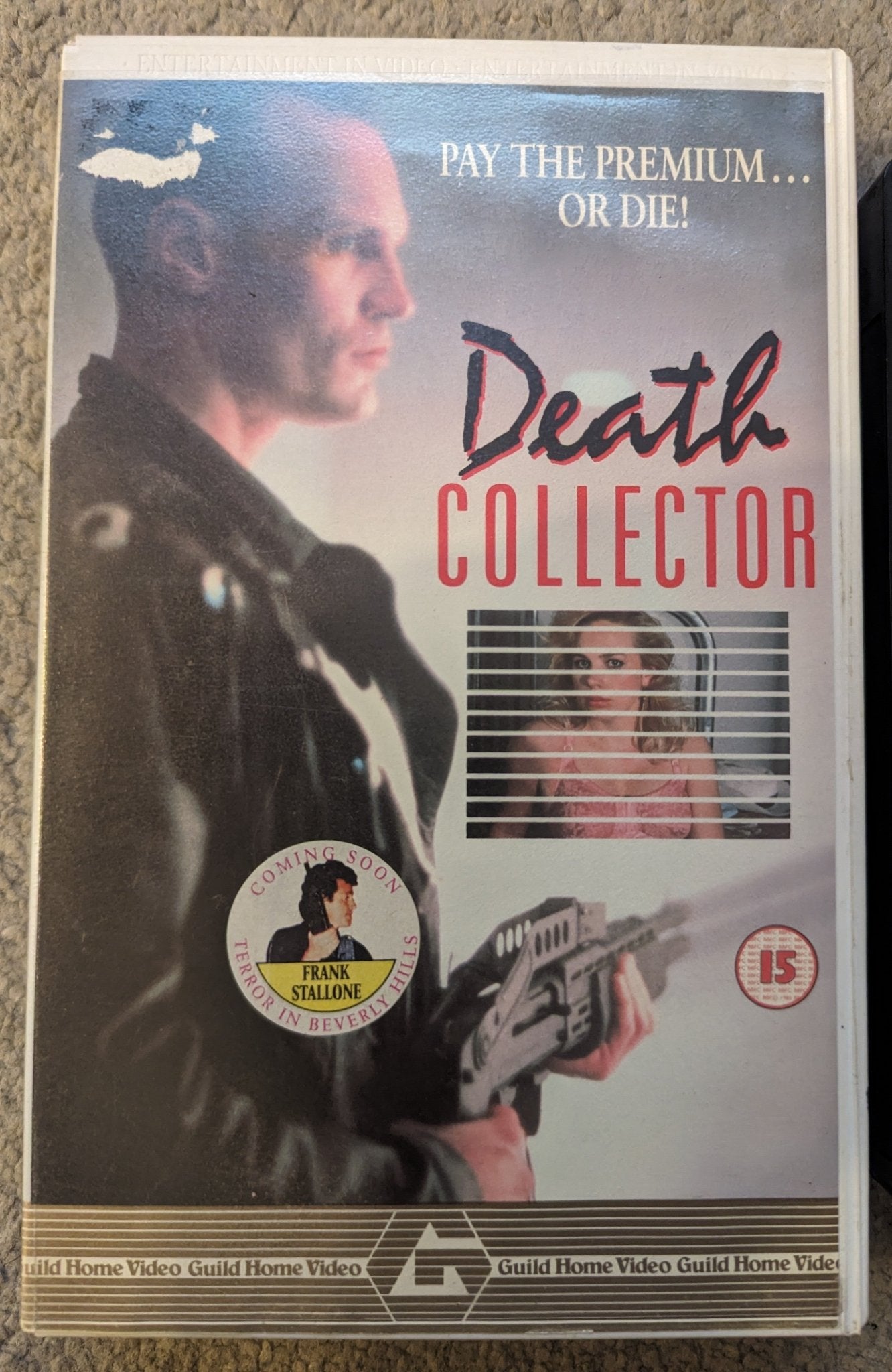 Death Collector (1988) VHS Video Ex Rental - Flippin Retro Video Shop