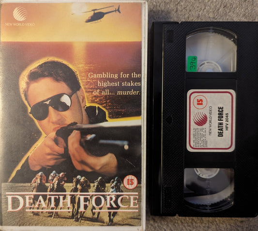 Death Force (1989) VHS Video Ex Rental - Flippin Retro Video Shop