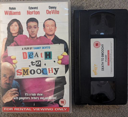 Death To Smoochy (2002) VHS Video Ex Rental - Flippin Retro Video Shop