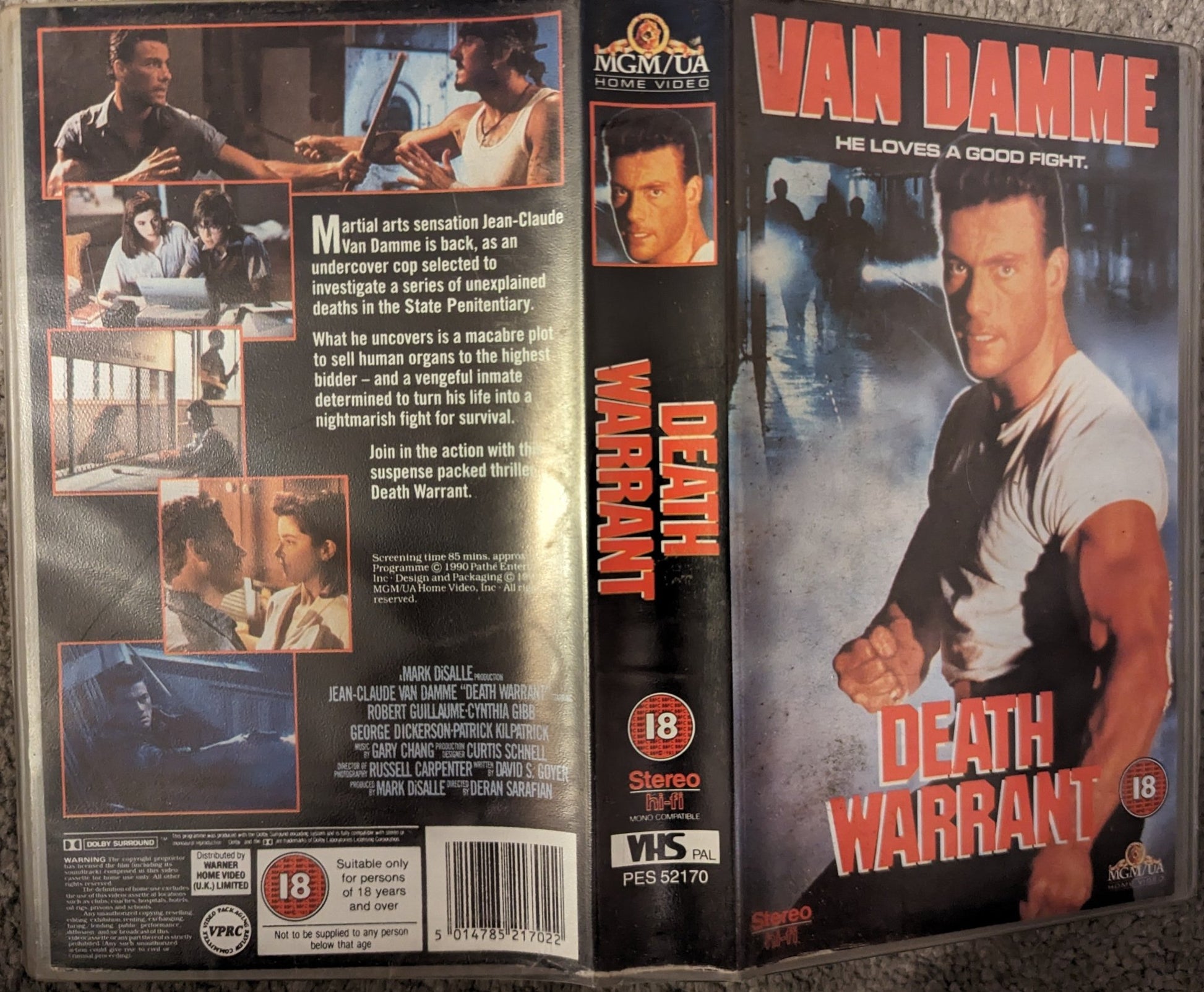 Death Warrant (1990) VHS Video - Flippin Retro Video Shop