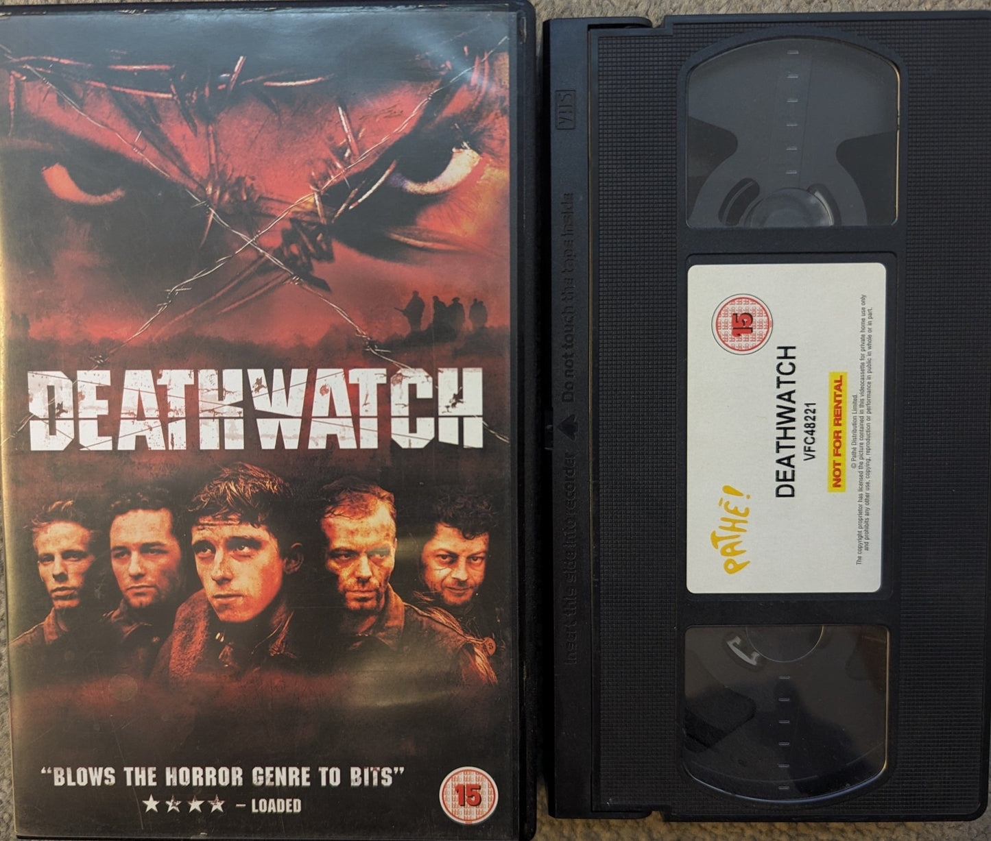 Death Watch (2002) VHS Video - Flippin Retro Video Shop