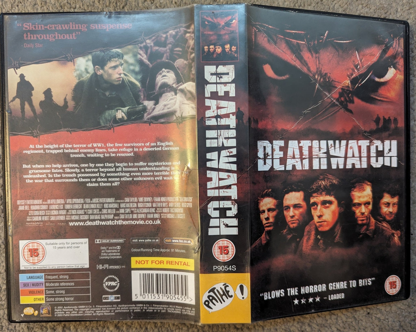 Death Watch (2002) VHS Video - Flippin Retro Video Shop