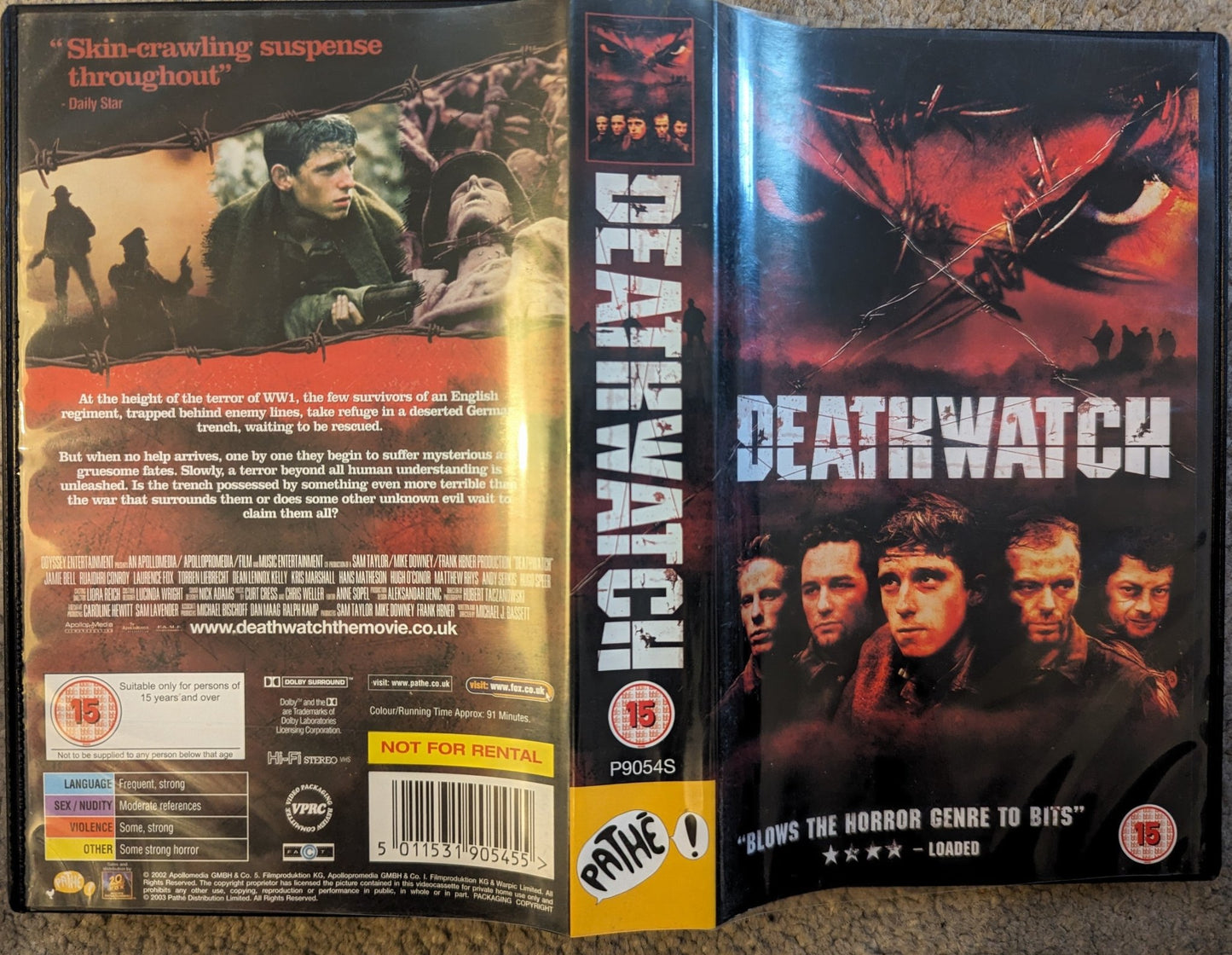 Deathwatch (2002) VHS Video *Sealed* - Flippin Retro Video Shop