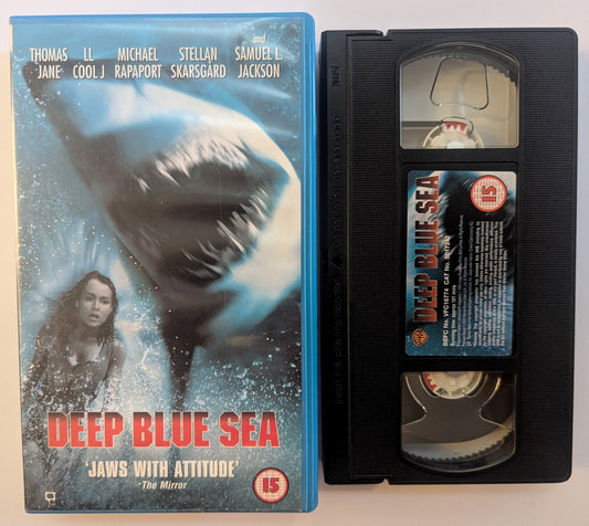 Deep Blue Sea (1999) VHS Video - Flippin Retro Video Shop