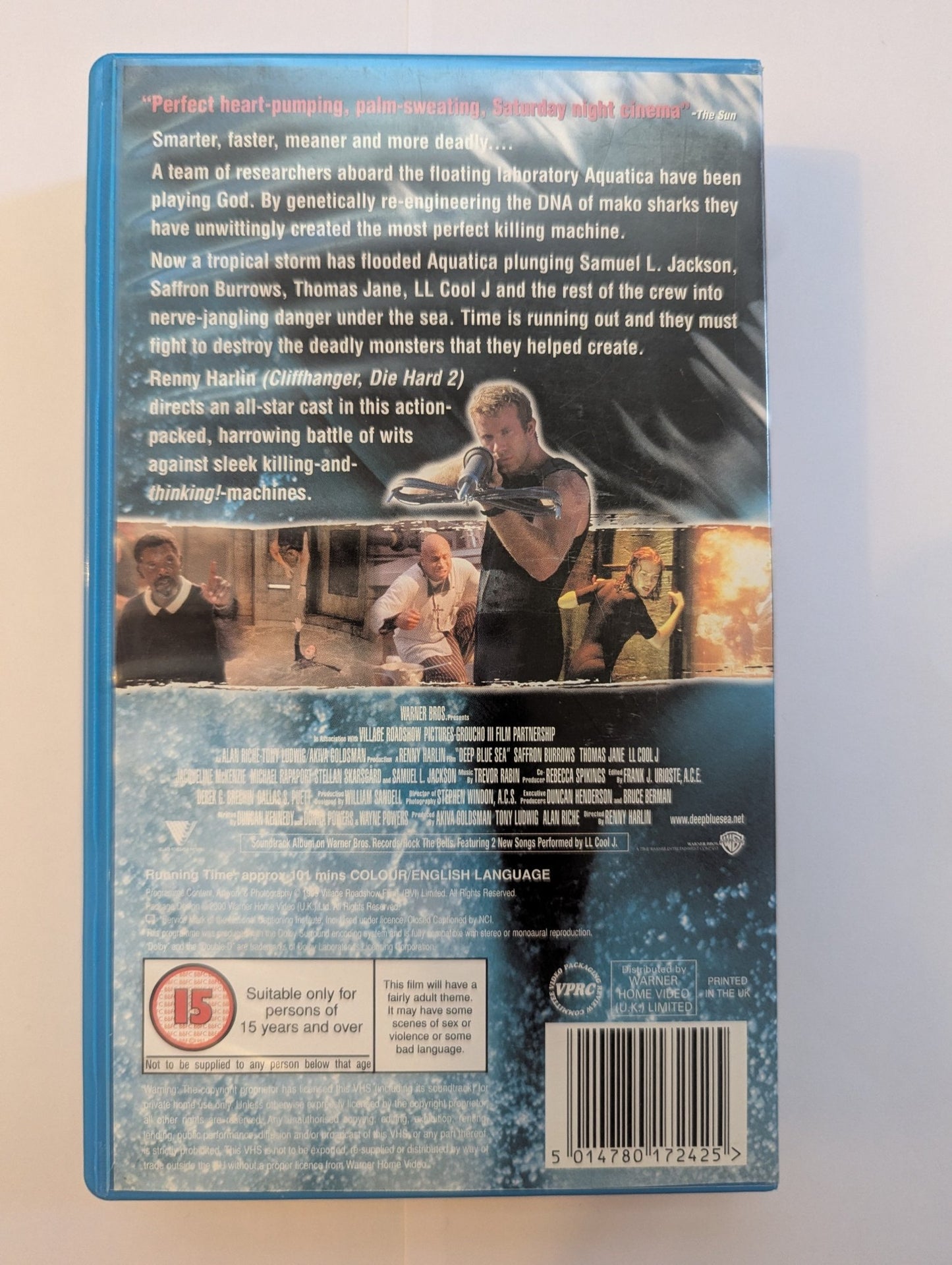 Deep Blue Sea (1999) VHS Video - Flippin Retro Video Shop