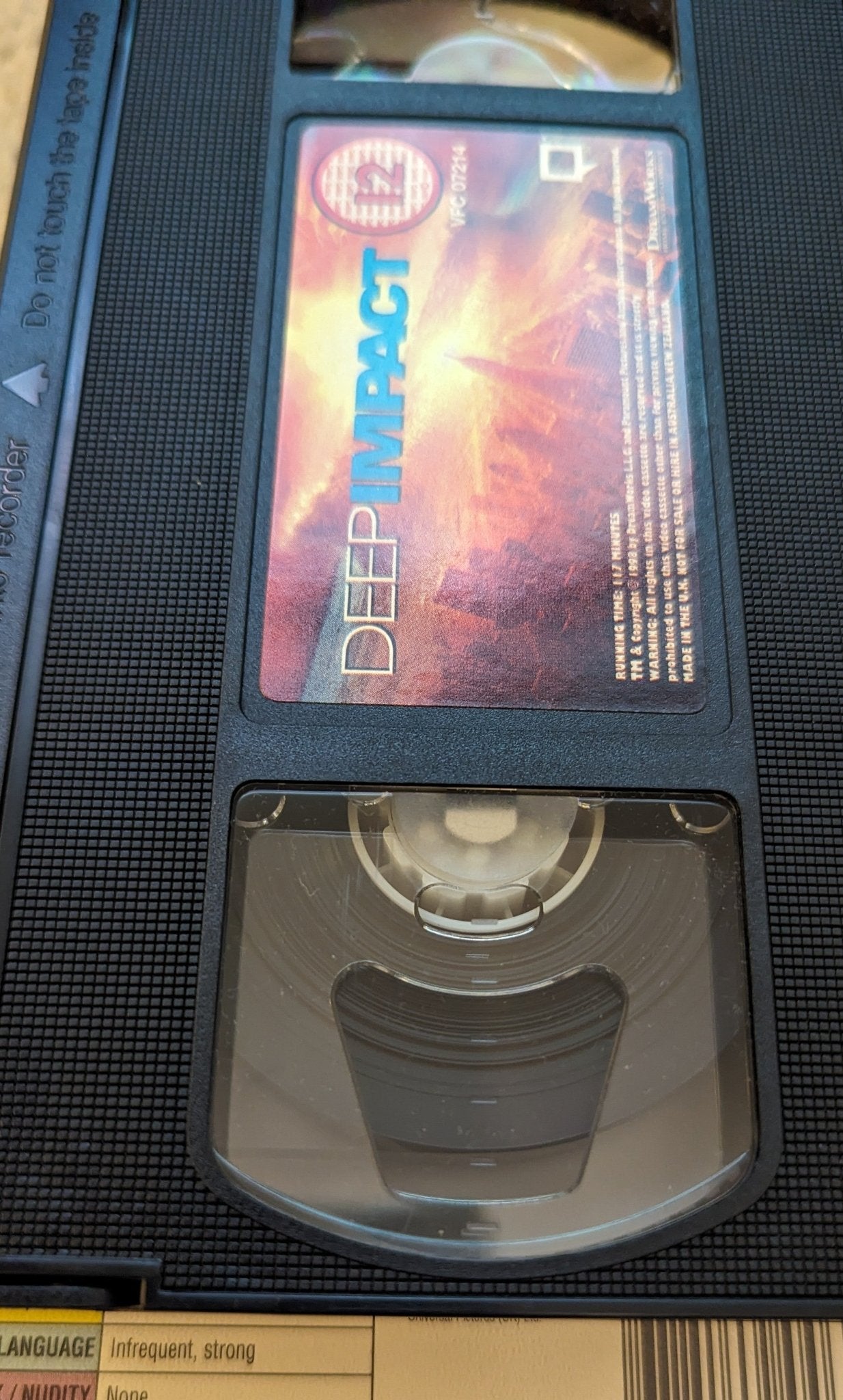 Deep Impact (1998) VHS Video - Flippin Retro Video Shop