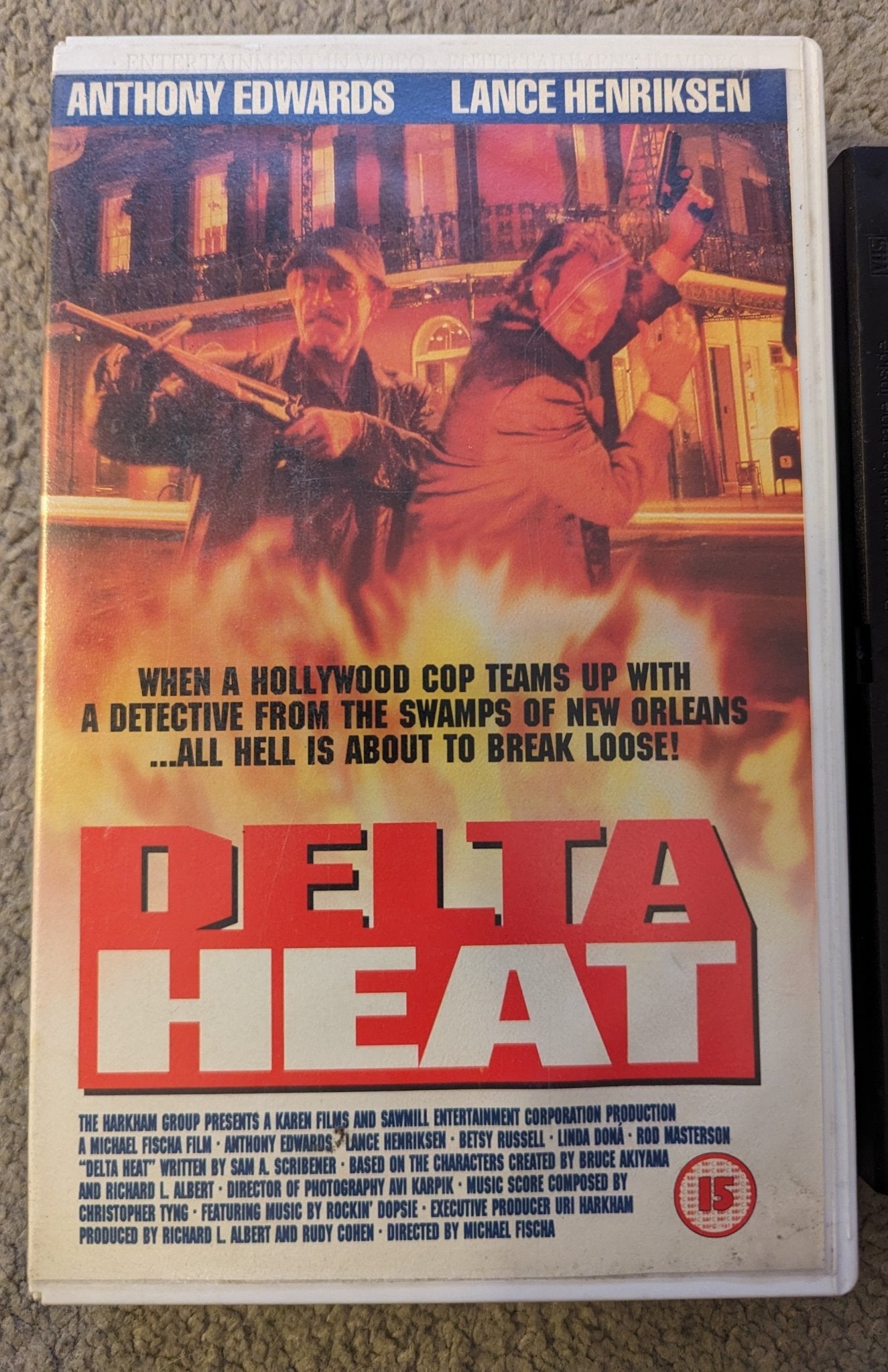 Delta Heat (1992) VHS Video Ex Rental - Flippin Retro Video Shop