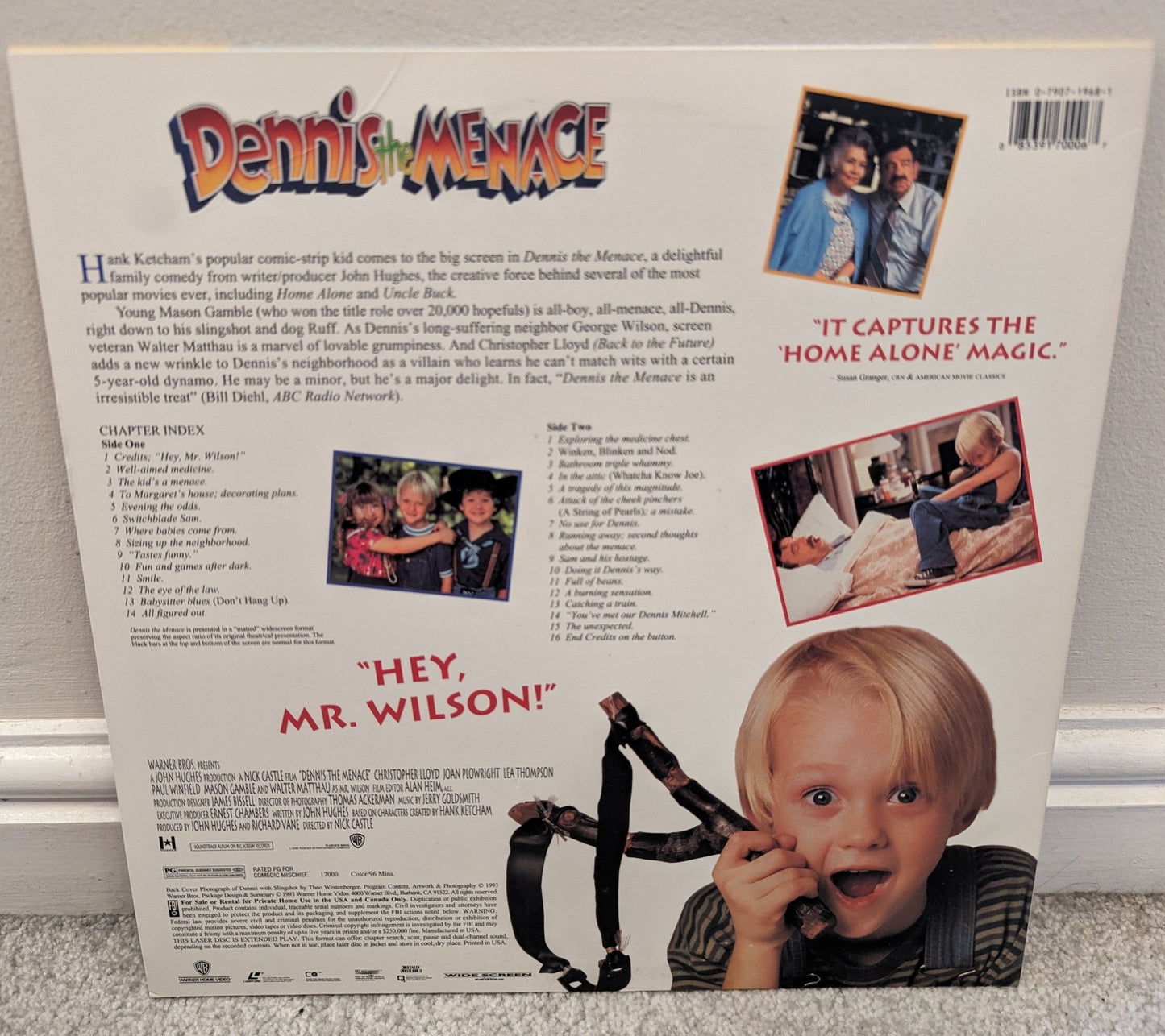 Dennis The Menace (1993) Laserdisc NTSC - Flippin Retro Video Shop