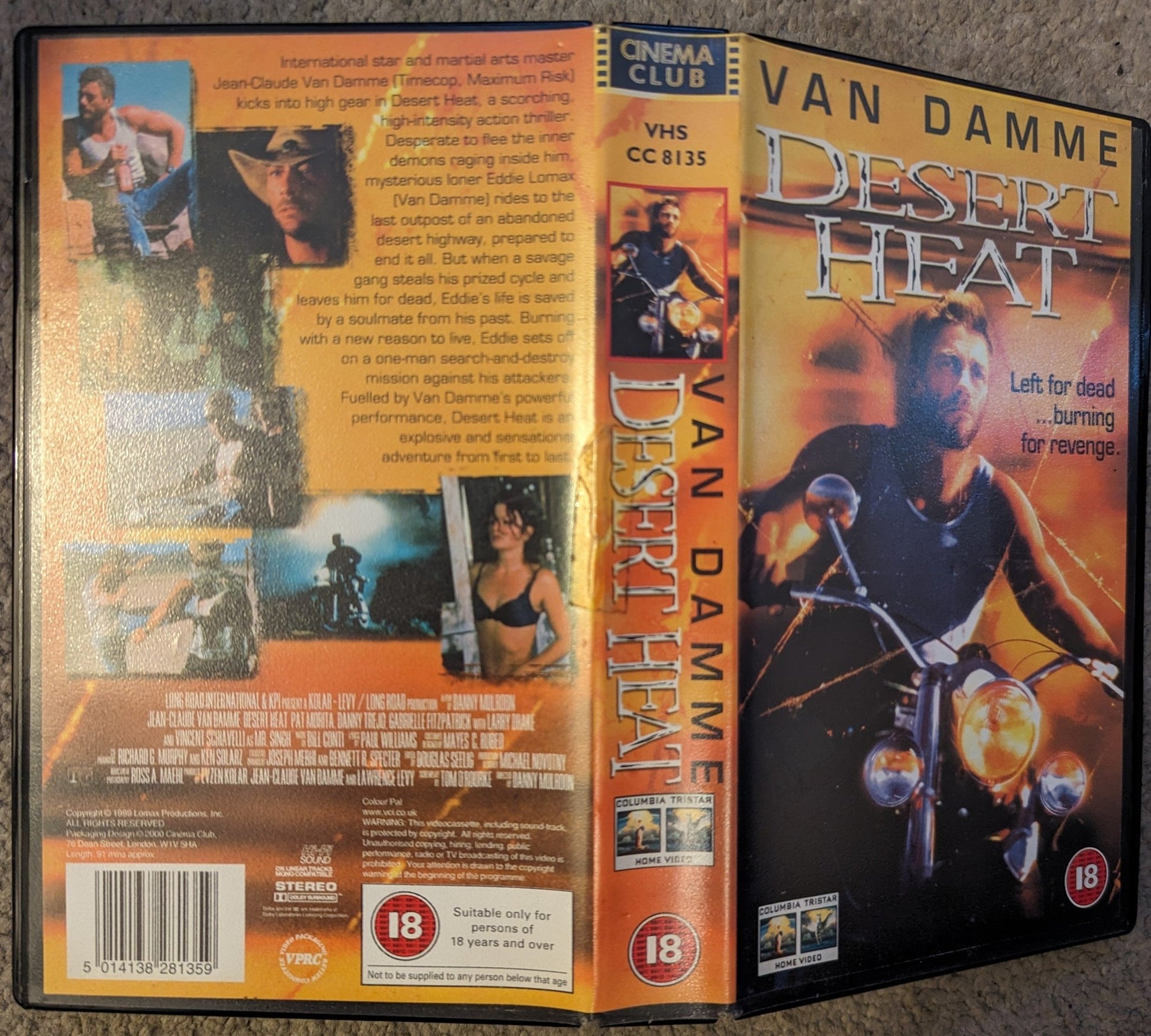 Desert Heat aka Inferno (1999) VHS Video - Flippin Retro Video Shop