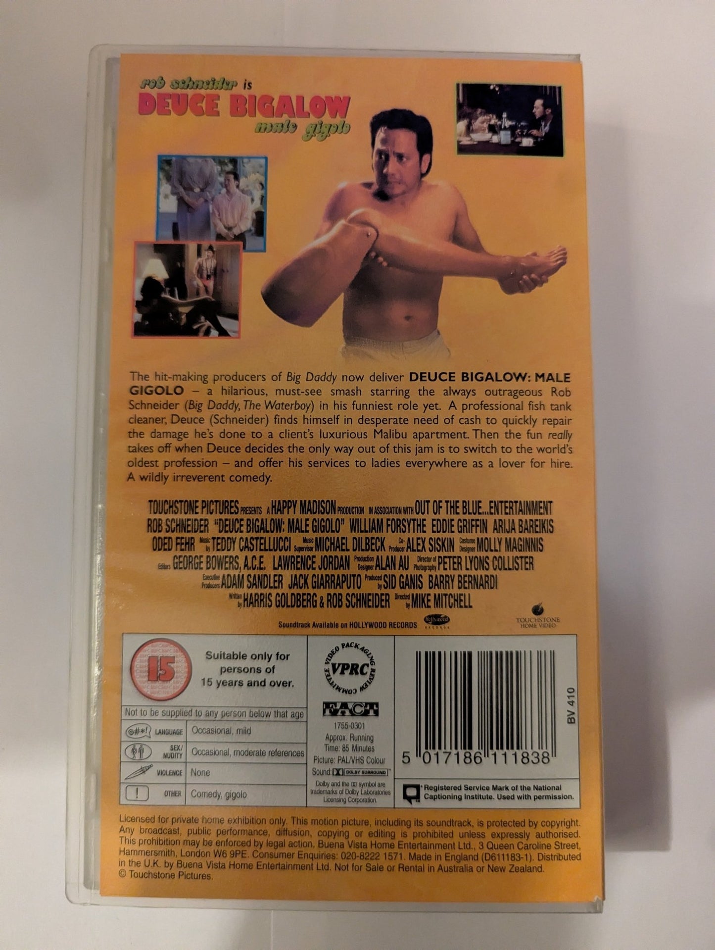 Deuce Bigalow Male Gigolo (1999) VHS Video - Flippin Retro