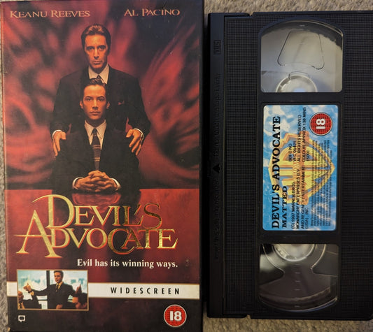 Devils Advocate (1997) VHS Video Wide - screen (Card Case) - Flippin Retro Video Shop