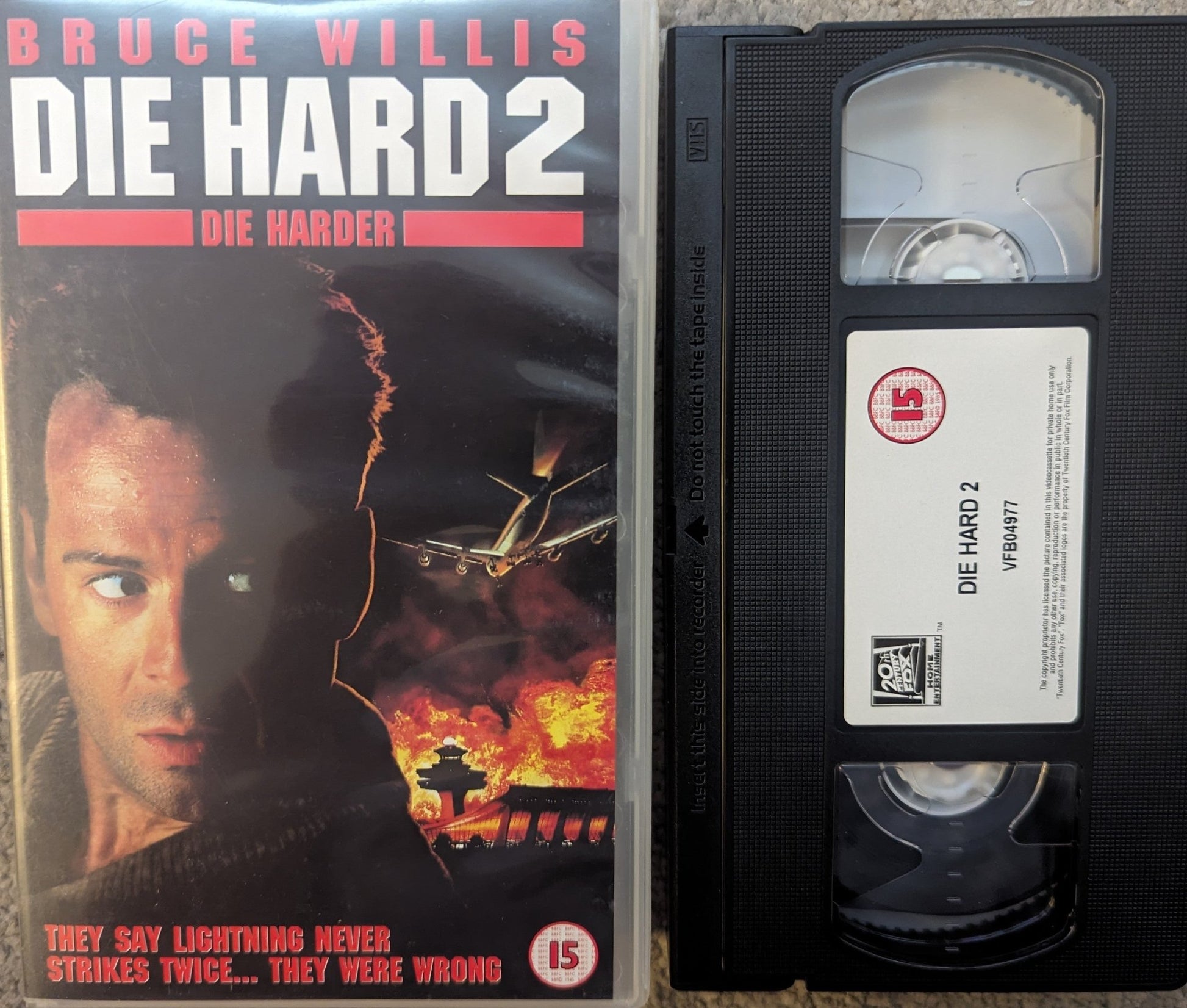 Die Hard 2 Die Harder (1990) VHS Video - Flippin Retro Video Shop