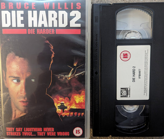 Die Hard 2 Die Harder (1990) VHS Video - Flippin Retro Video Shop