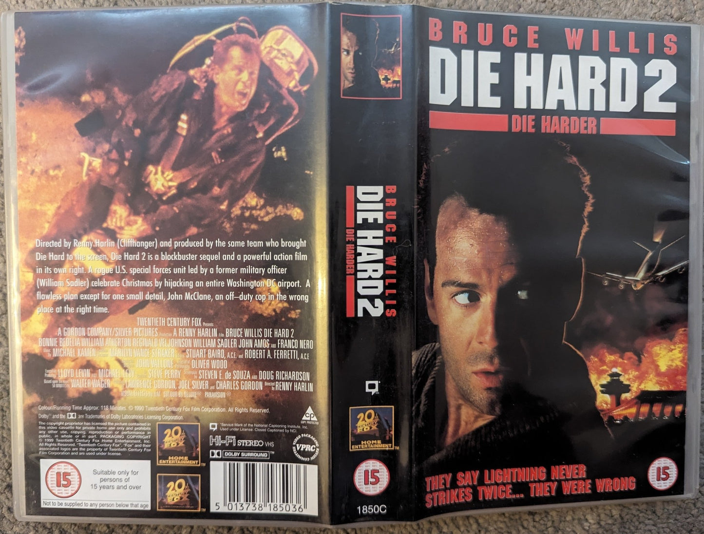 Die Hard 2 Die Harder (1990) VHS Video - Flippin Retro Video Shop